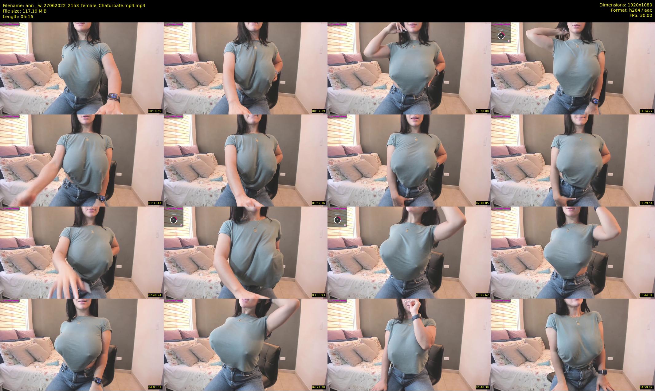 ann__w — 6 minute Chaturbate female cam show recording, 1080p, Jun 27, 2022