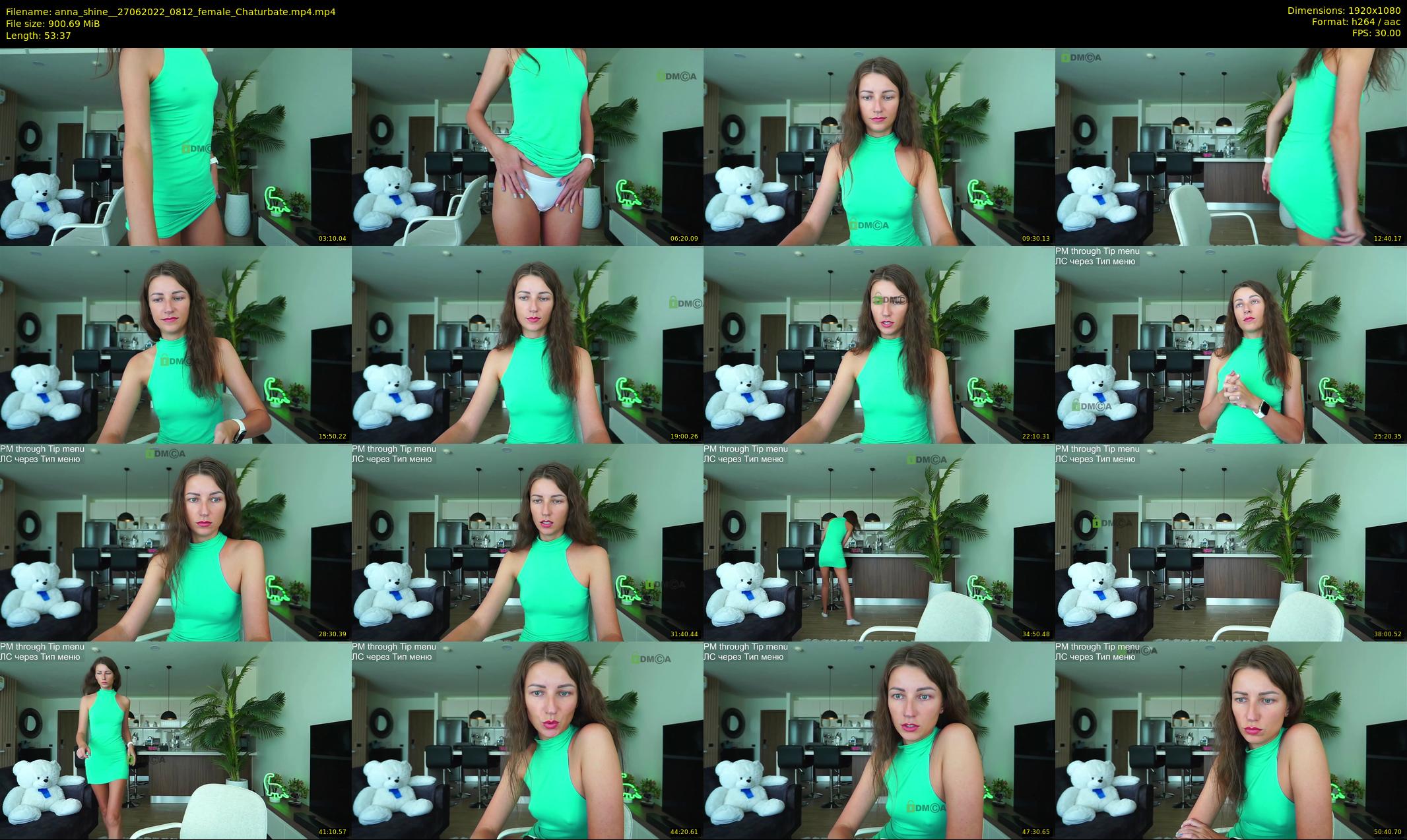 anna_shine_ — 54 minute Chaturbate female cam show recording, 1080p, Jun 27, 2022