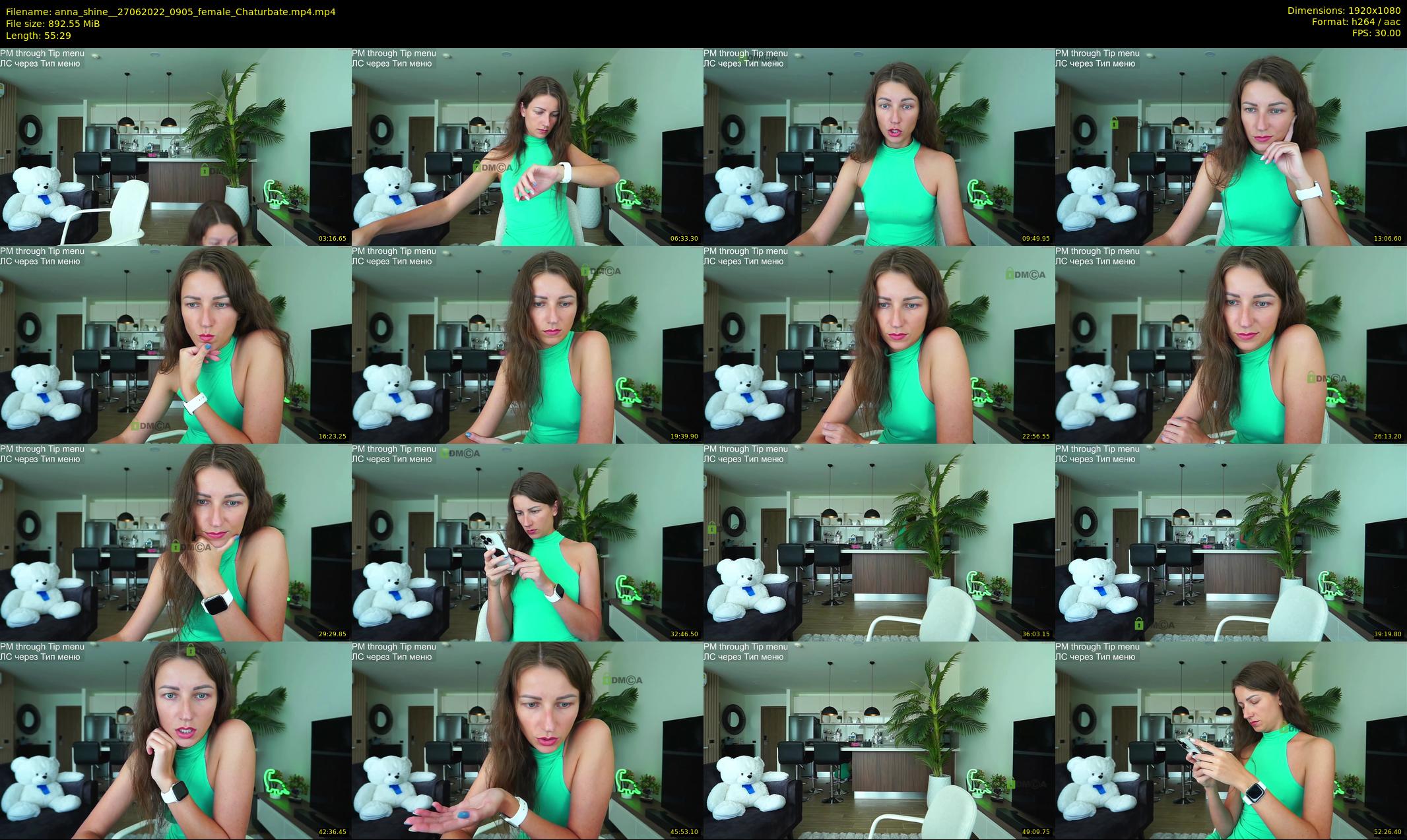 anna_shine_ — 56 minute Chaturbate female cam show recording, 1080p, Jun 27, 2022