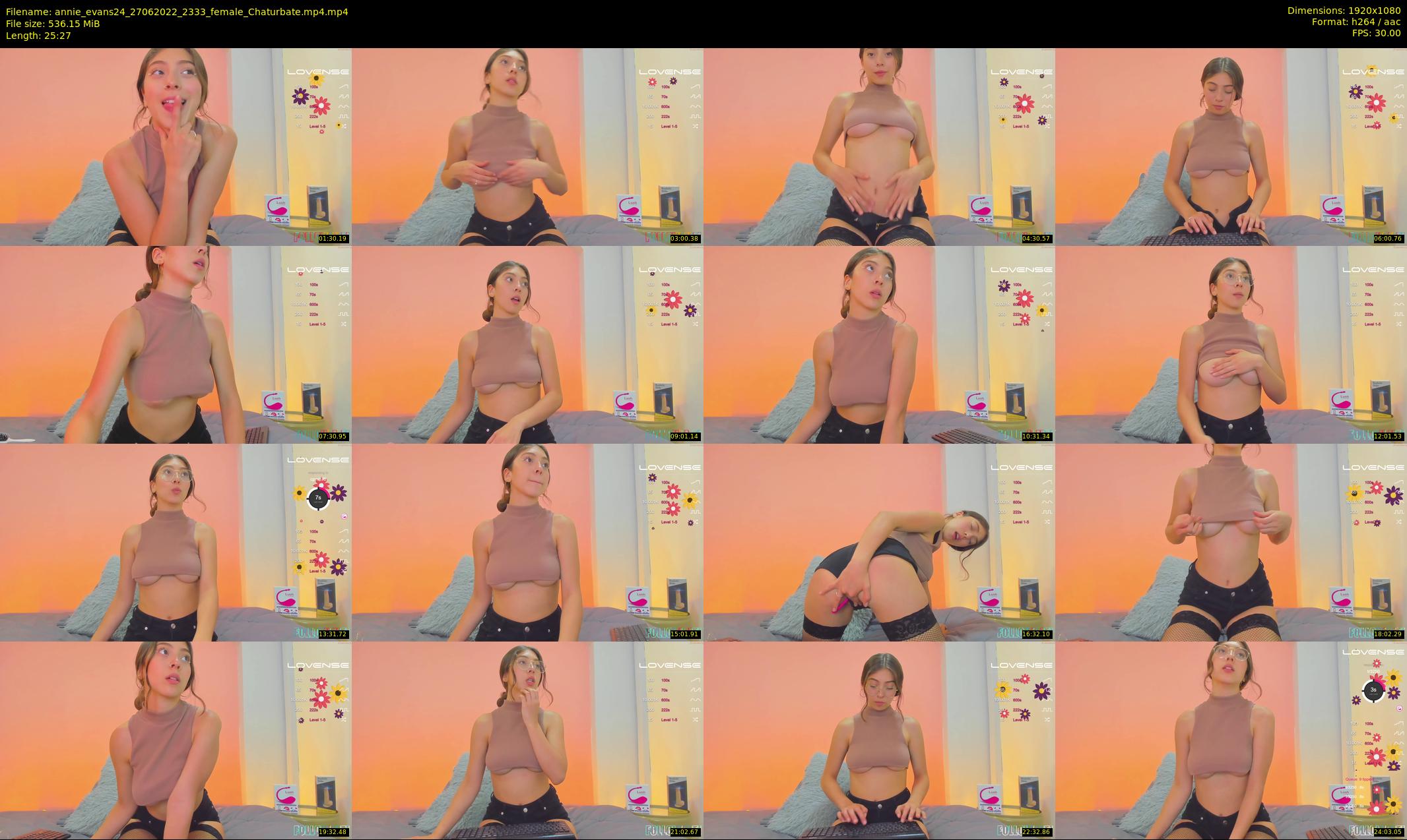 annie_evans24 — 26 minute Chaturbate female cam show recording, 1080p, Jun 27, 2022