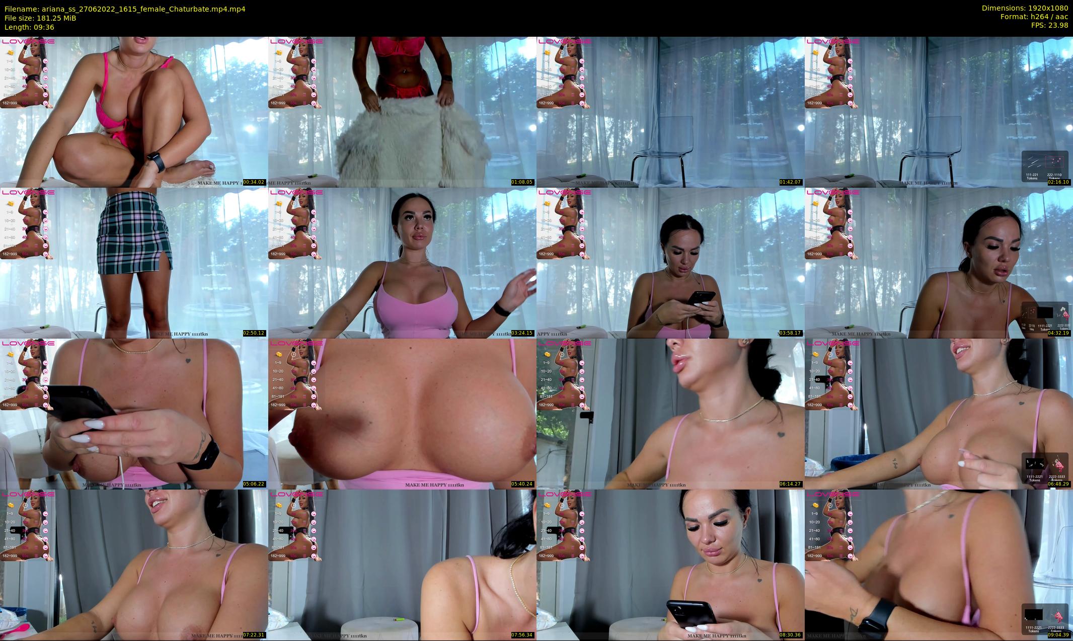 ariana_ss — 10 minute Chaturbate female cam show recording, 1080p, Jun 27, 2022