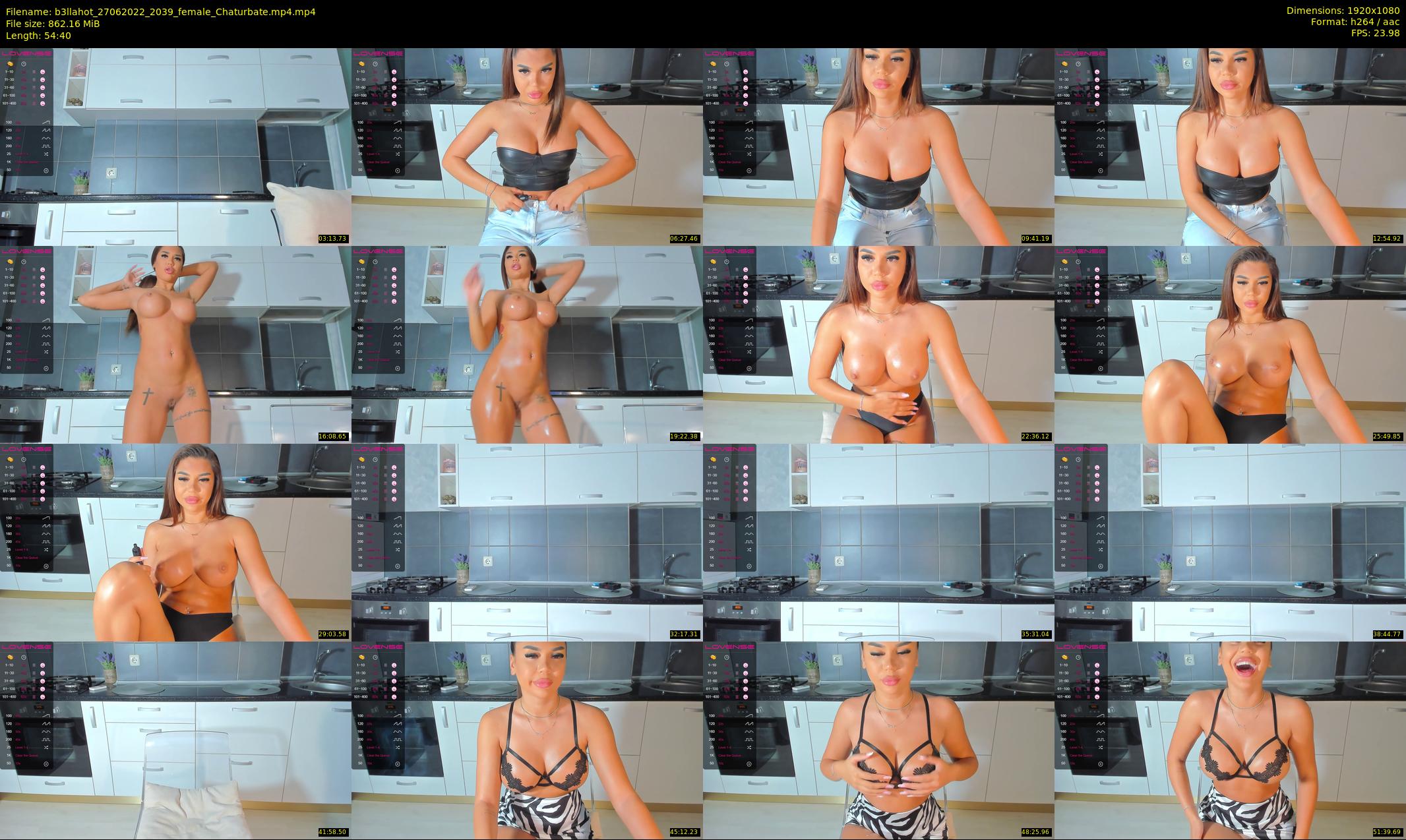 b3llahot — 55 minute Chaturbate female cam show recording, 1080p, Jun 27, 2022
