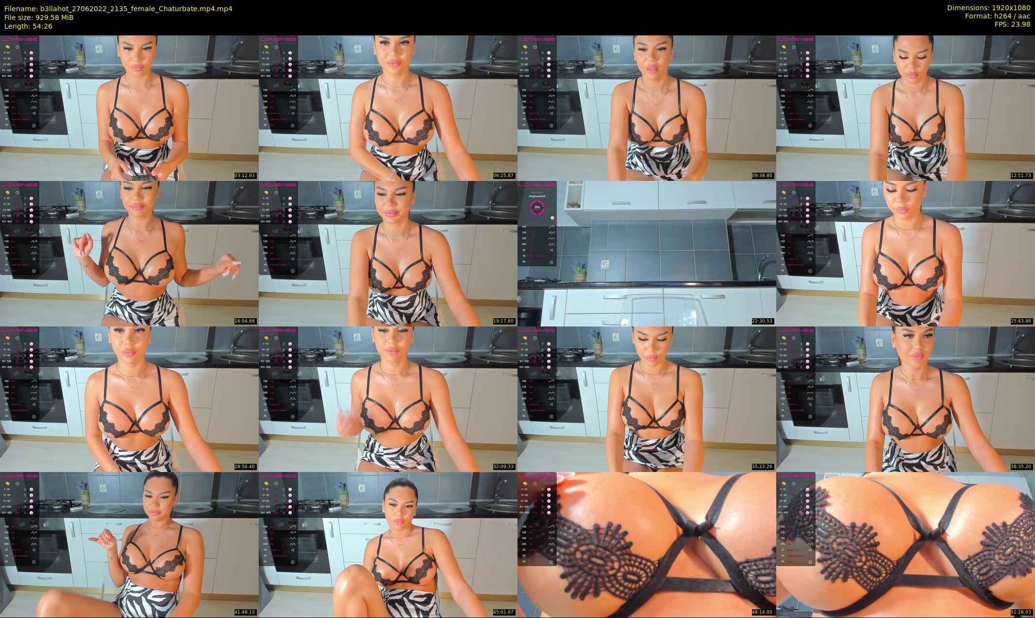 b3llahot — 55 minute Chaturbate female cam show recording, 1080p, Jun 27, 2022