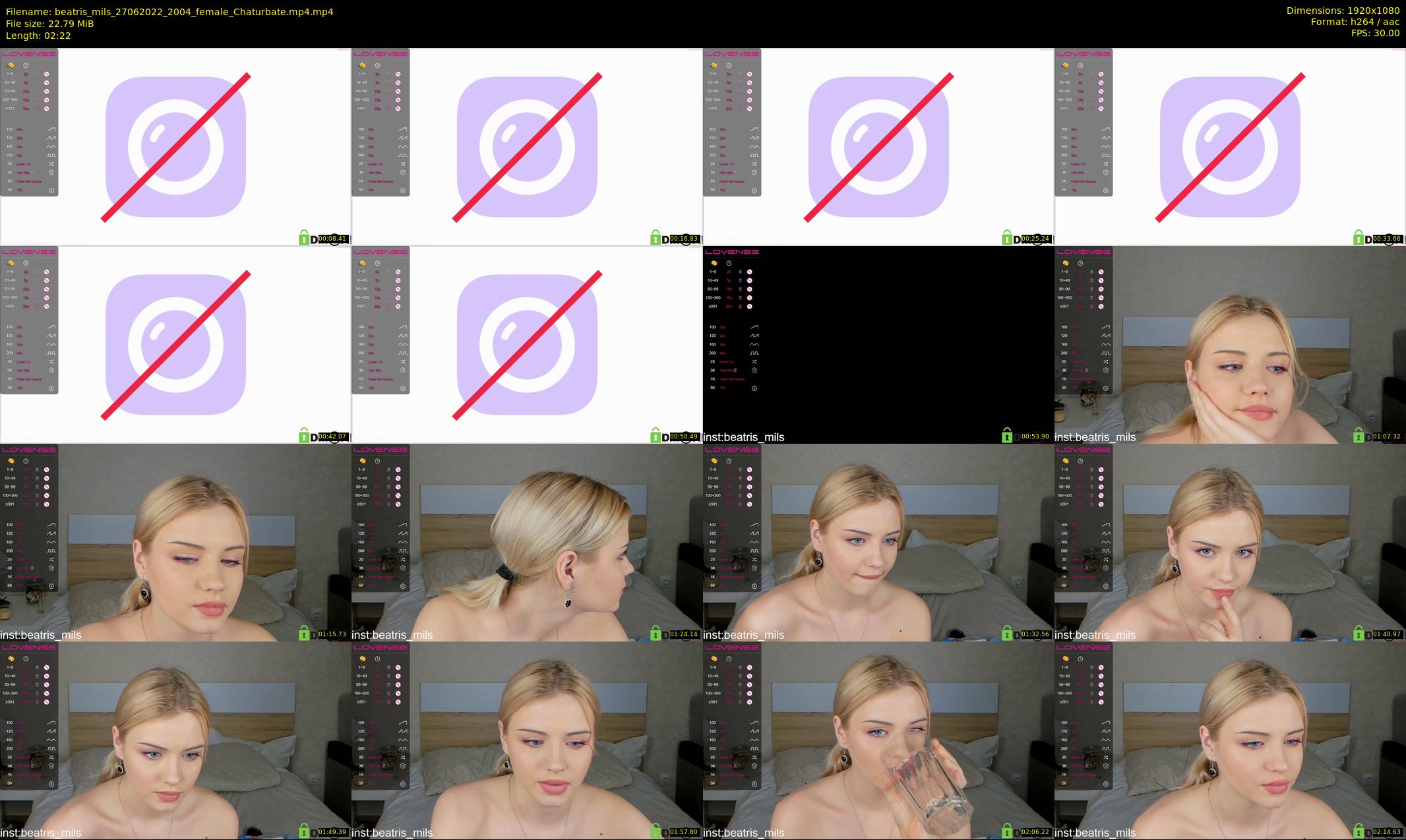 beatris_mils — 3 minute Chaturbate female cam show recording, 1080p, Jun 27, 2022