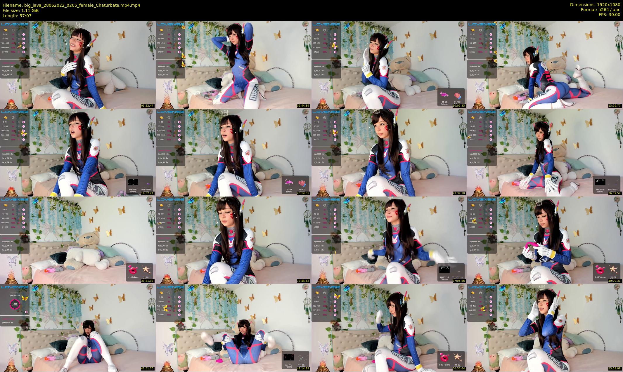 big_lava — 58 minute Chaturbate female cam show recording, 1080p, Jun 28, 2022