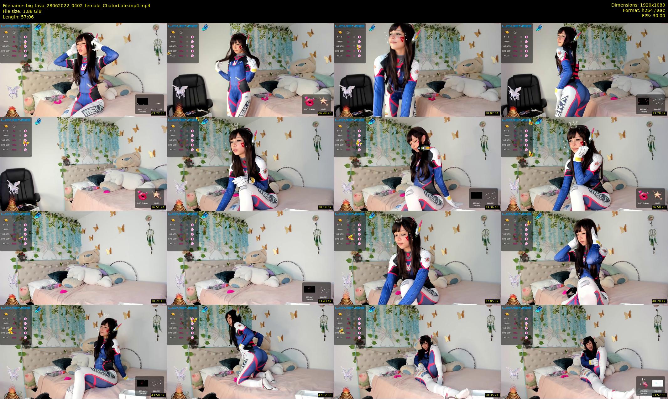 big_lava — 58 minute Chaturbate female cam show recording, 1080p, Jun 28, 2022