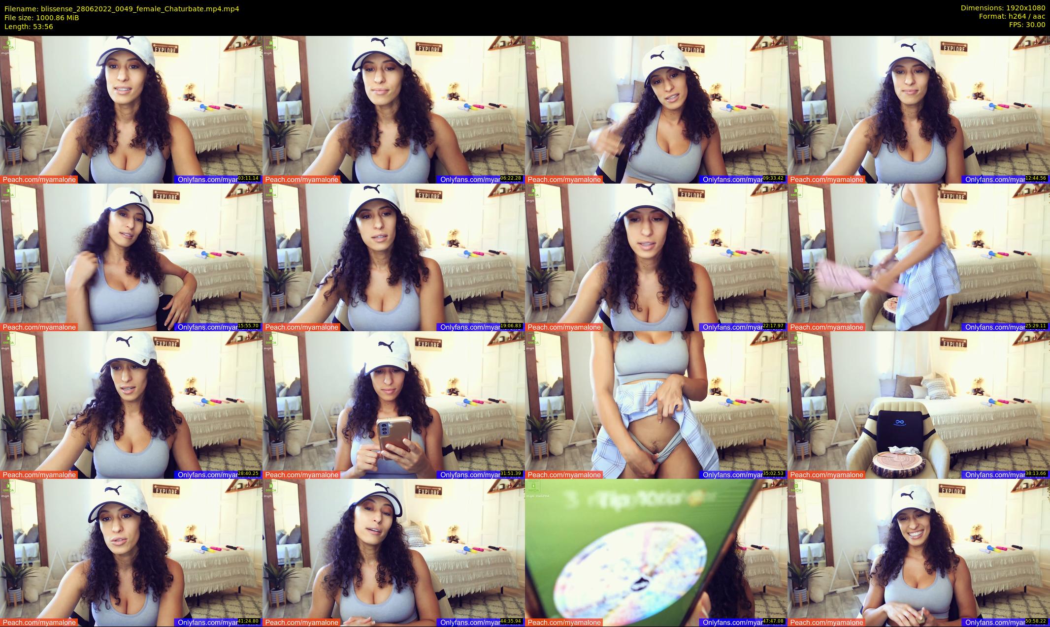 blissense — 54 minute Chaturbate female cam show recording, 1080p, Jun 28, 2022
