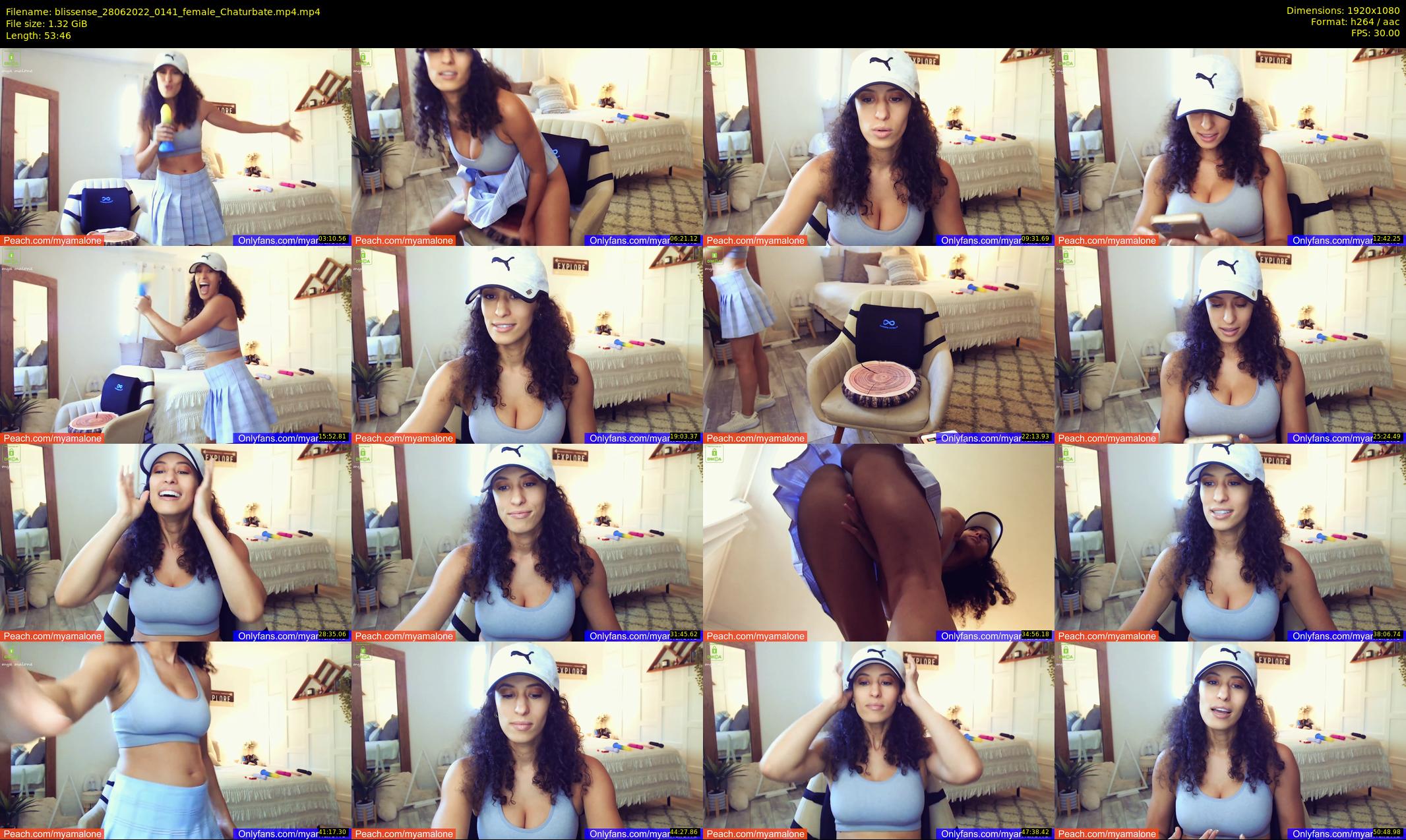 blissense — 54 minute Chaturbate female cam show recording, 1080p, Jun 28, 2022
