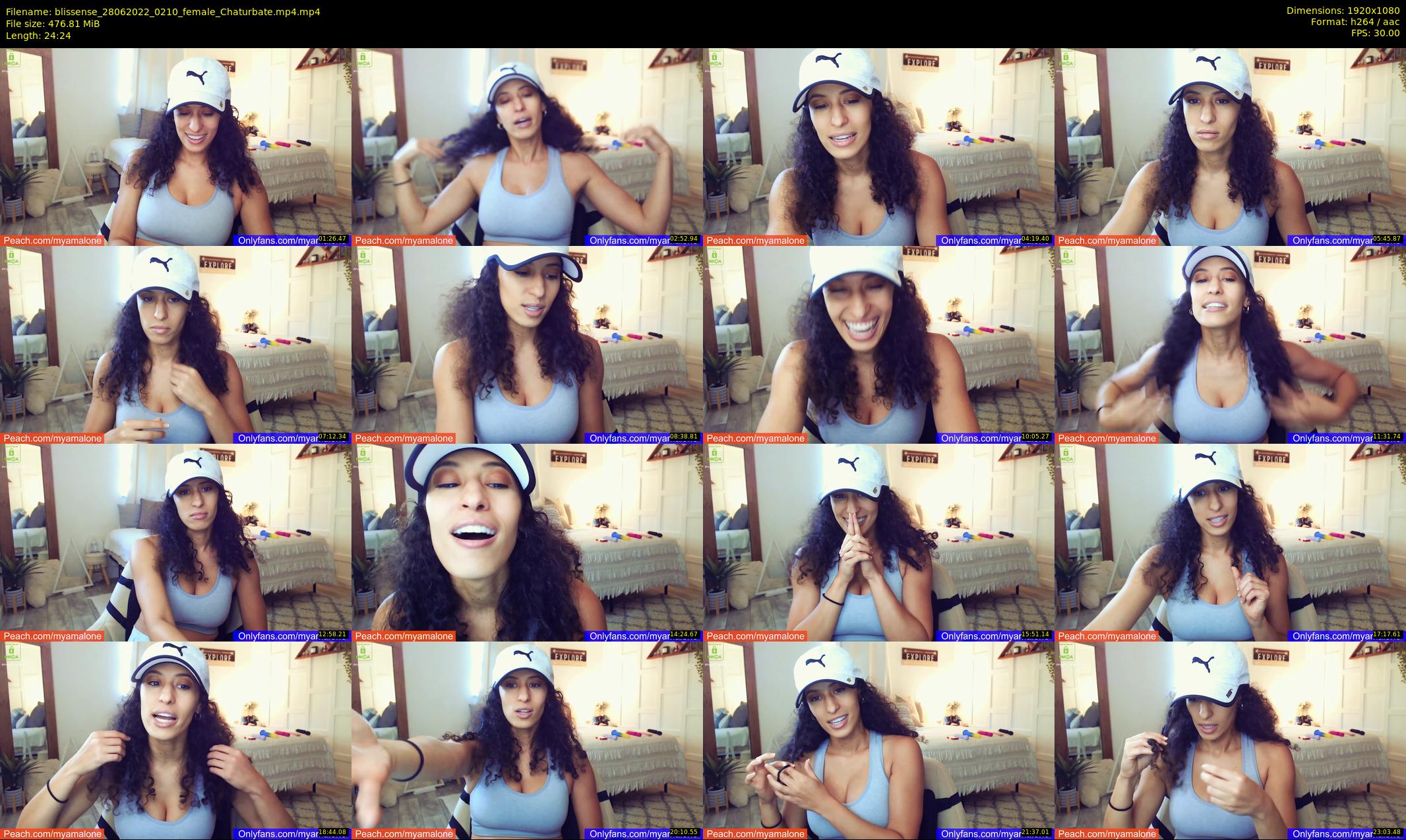 blissense — 25 minute Chaturbate female cam show recording, 1080p, Jun 28, 2022