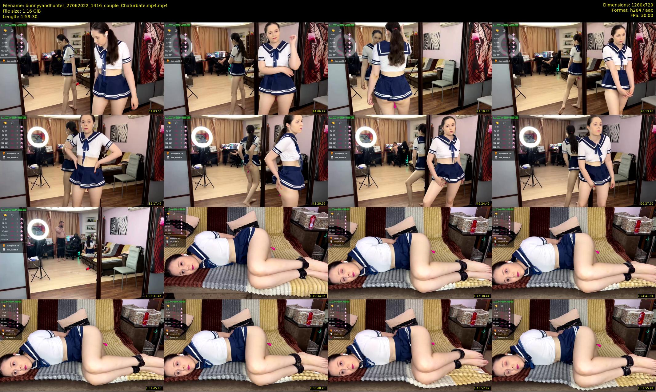 bunnyyandhunter — 120 minute Chaturbate couple cam show recording, 720p, Jun 27, 2022