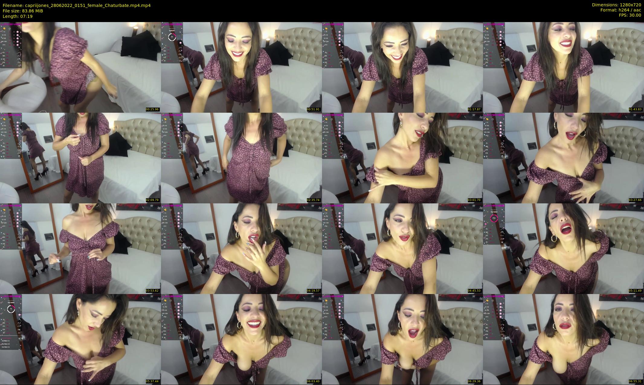 capriijones — 8 minute Chaturbate female cam show recording, 720p, Jun 28, 2022