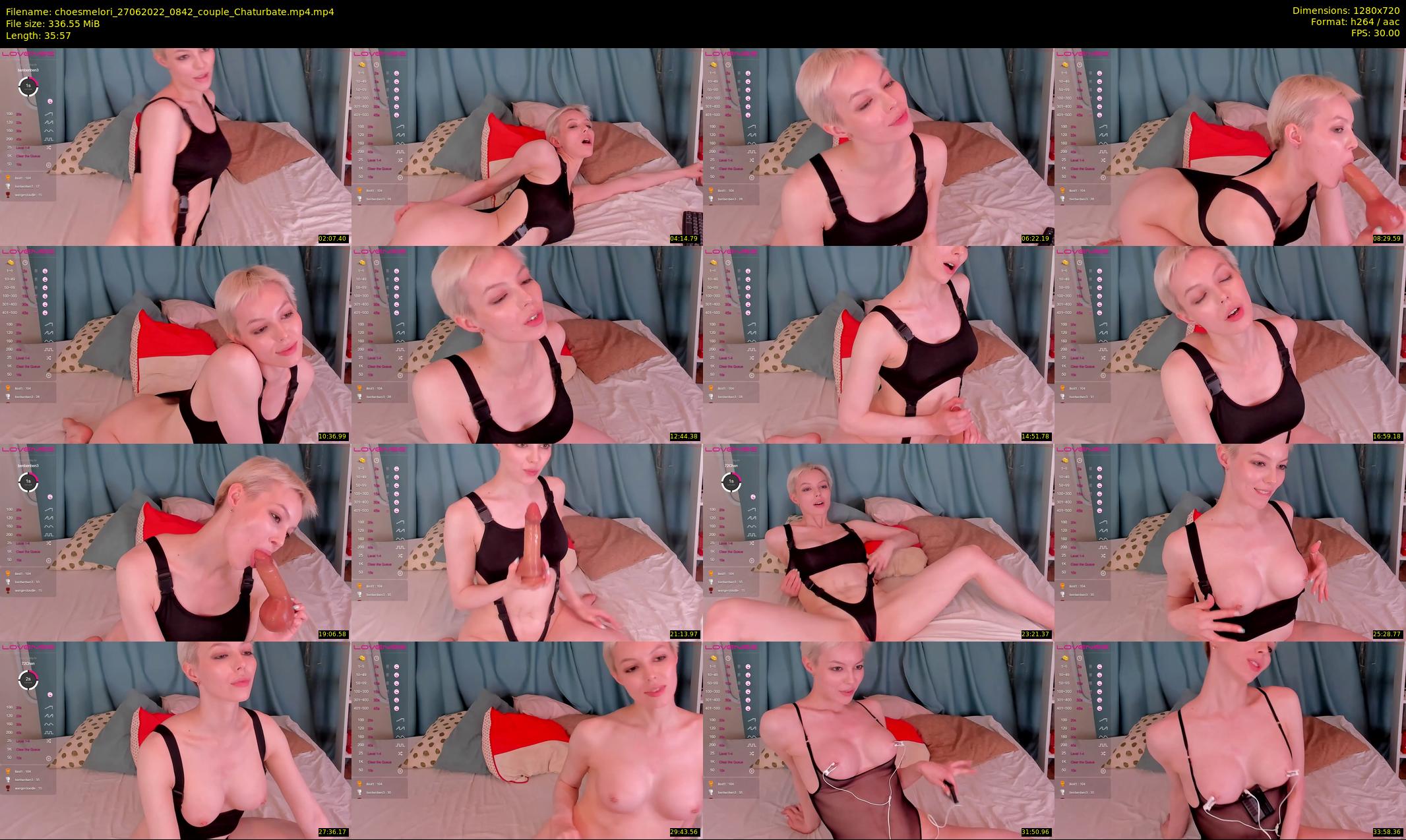 choesmelori — 36 minute Chaturbate couple cam show recording, 720p, Jun 27, 2022
