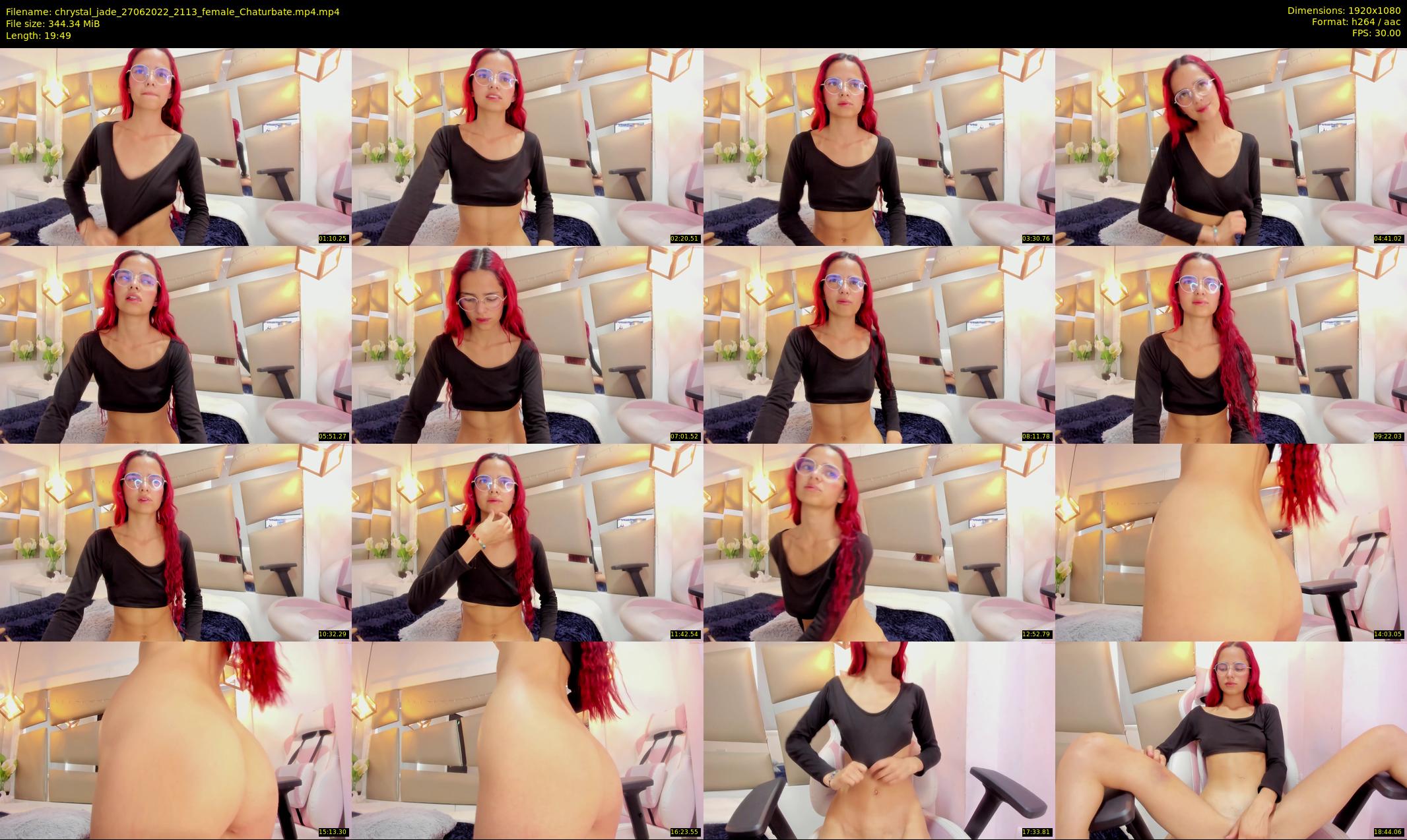 chrystal_jade — 20 minute Chaturbate female cam show recording, 1080p, Jun 27, 2022