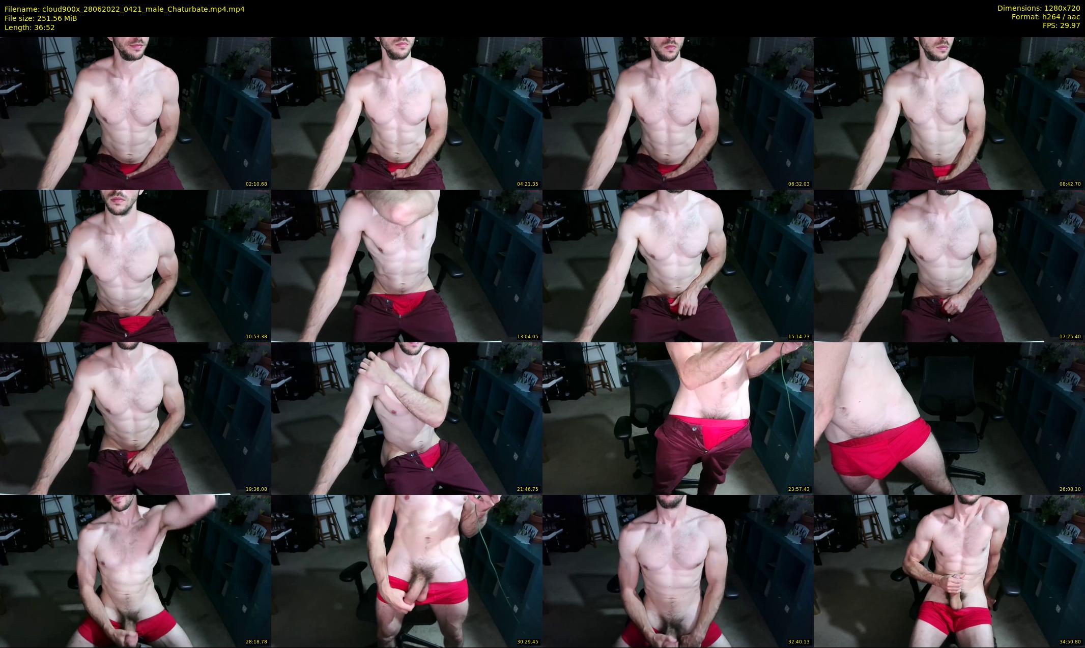 cloud900x — 37 minute Chaturbate male cam show recording, 720p, Jun 28, 2022