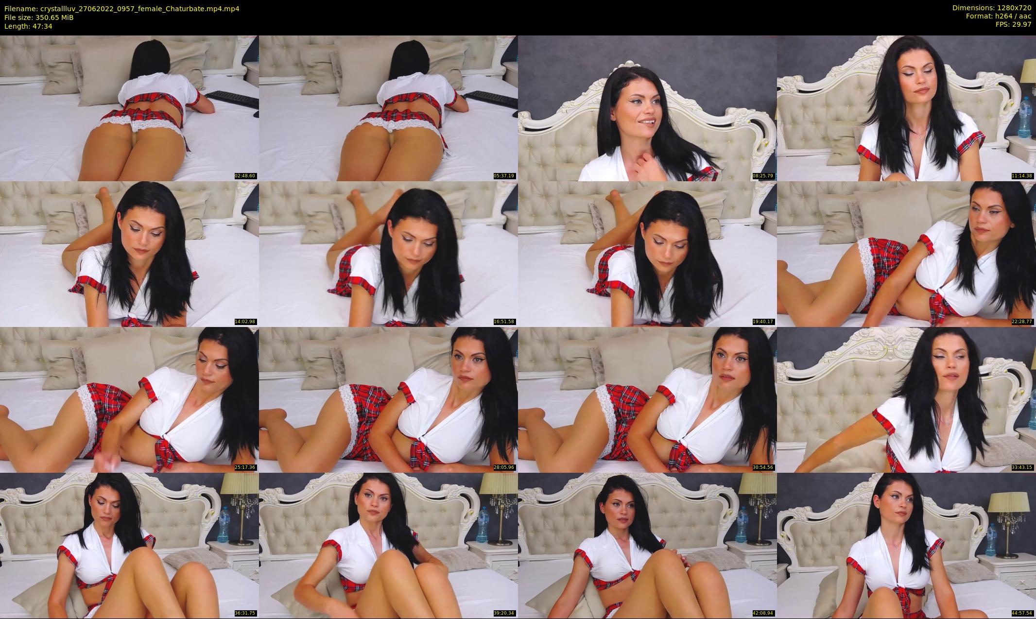 crystallluv — 48 minute Chaturbate female cam show recording, 720p, Jun 27, 2022