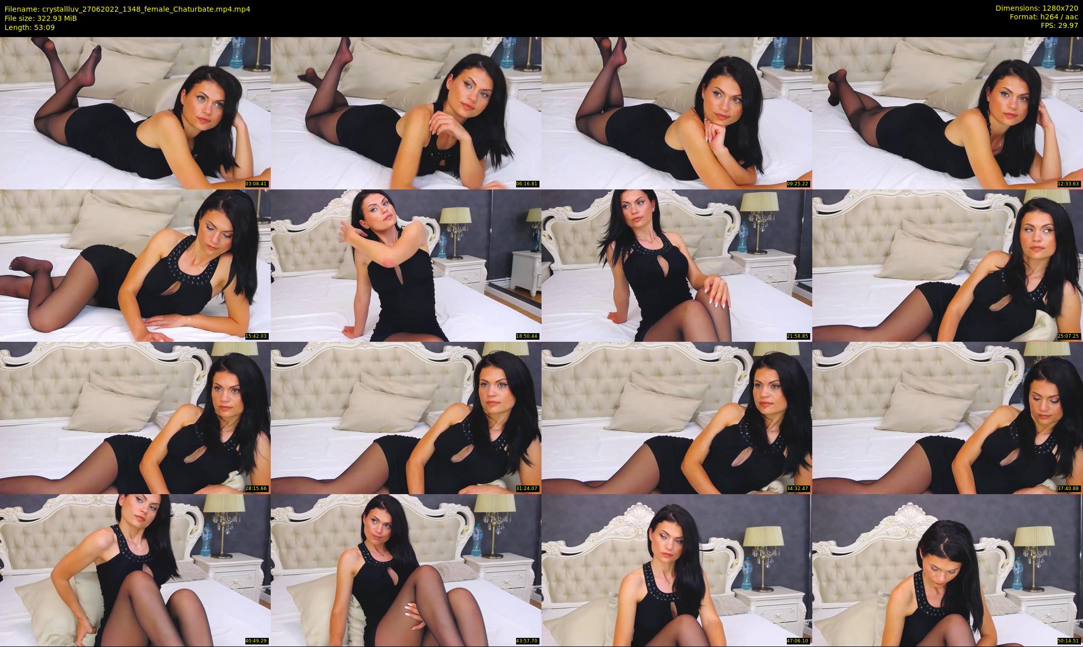 crystallluv — 54 minute Chaturbate female cam show recording, 720p, Jun 27, 2022
