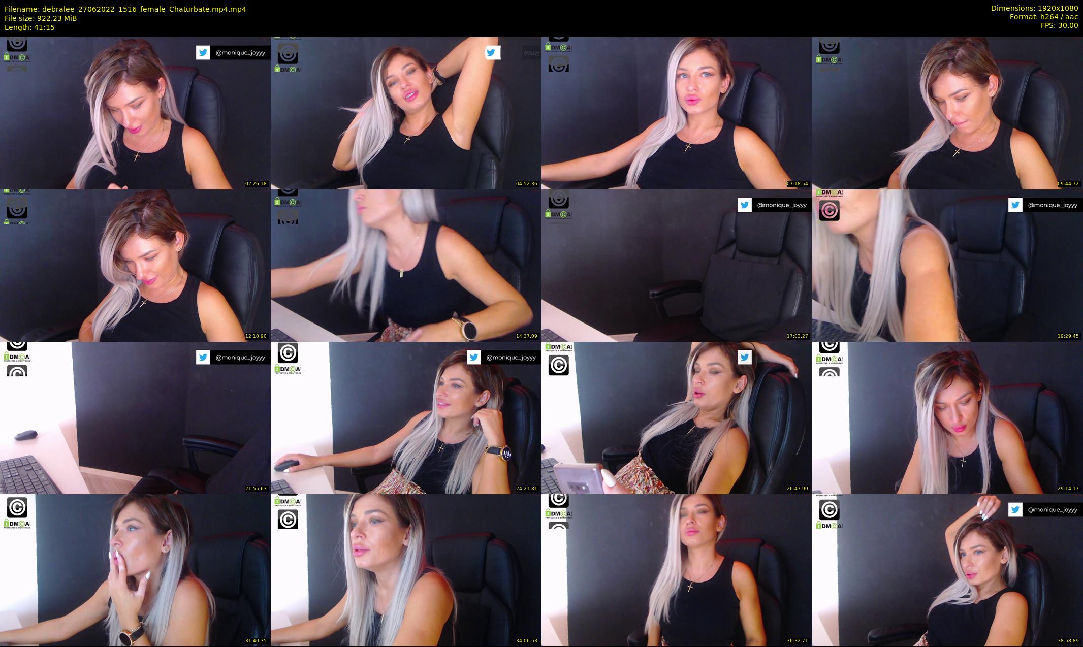 debralee — 42 minute Chaturbate female cam show recording, 1080p, Jun 27, 2022