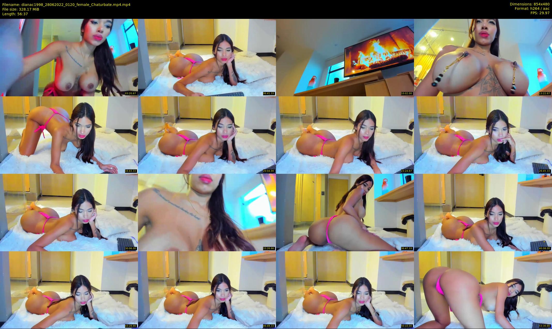 dianac1998 — 57 minute Chaturbate female cam show recording, 480p, Jun 28, 2022
