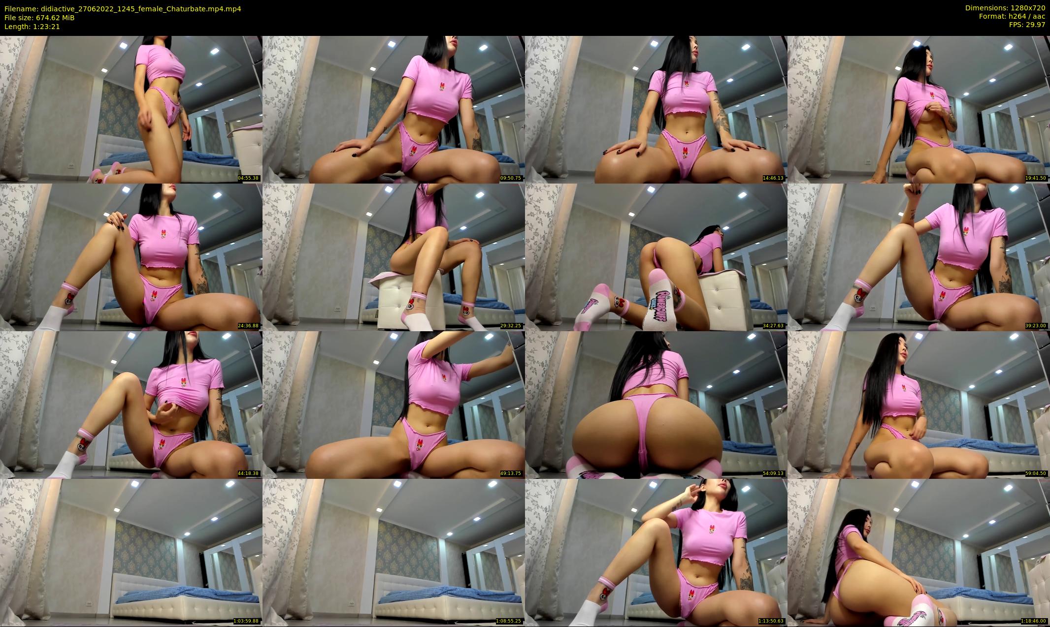 didiactive — 84 minute Chaturbate female cam show recording, 720p, Jun 27, 2022