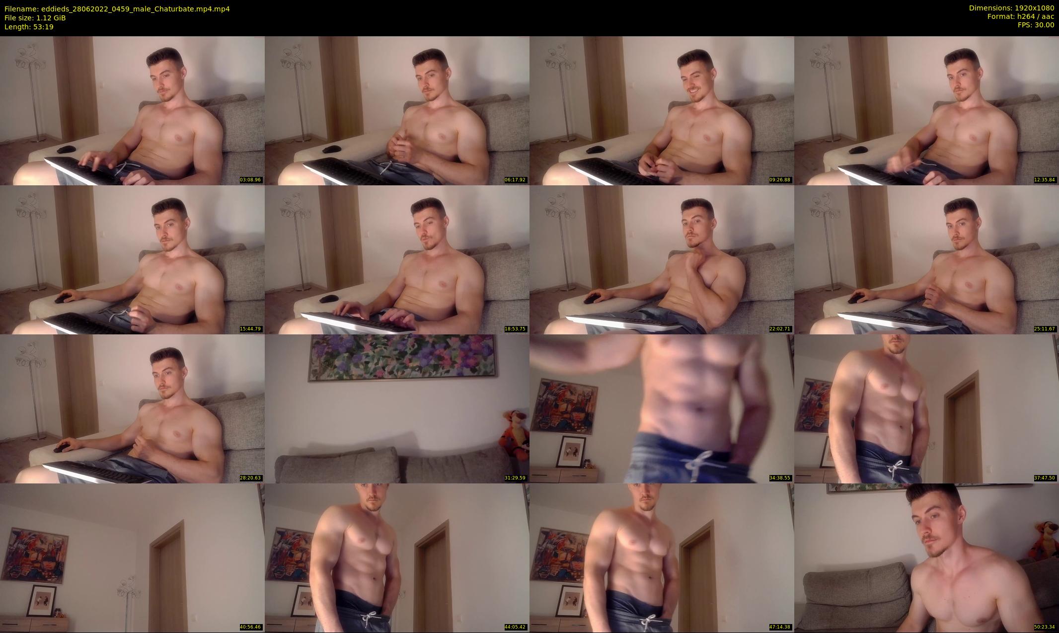 eddieds — 54 minute Chaturbate male cam show recording, 1080p, Jun 28, 2022