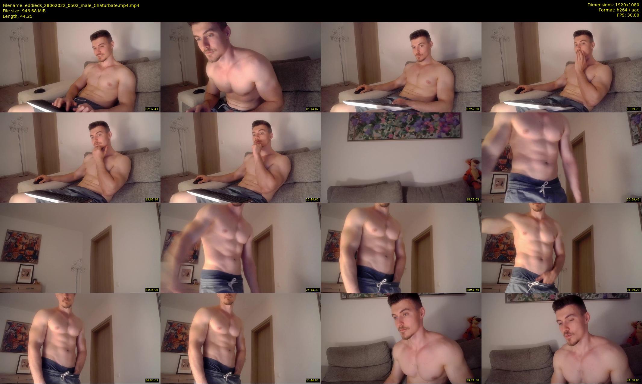 eddieds — 45 minute Chaturbate male cam show recording, 1080p, Jun 28, 2022