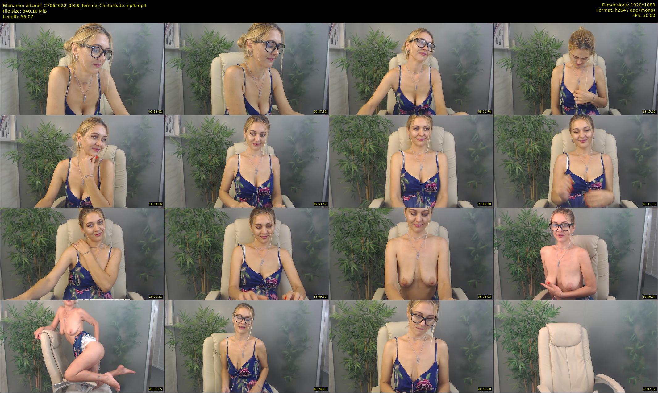 ellamilf — 57 minute Chaturbate female cam show recording, 1080p, Jun 27, 2022