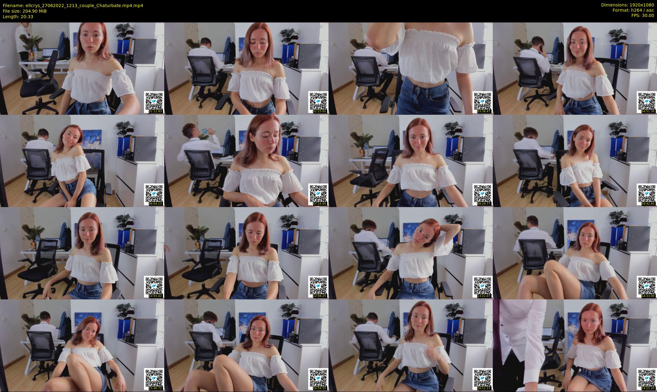 ellcrys — 21 minute Chaturbate couple cam show recording, 1080p, Jun 27, 2022