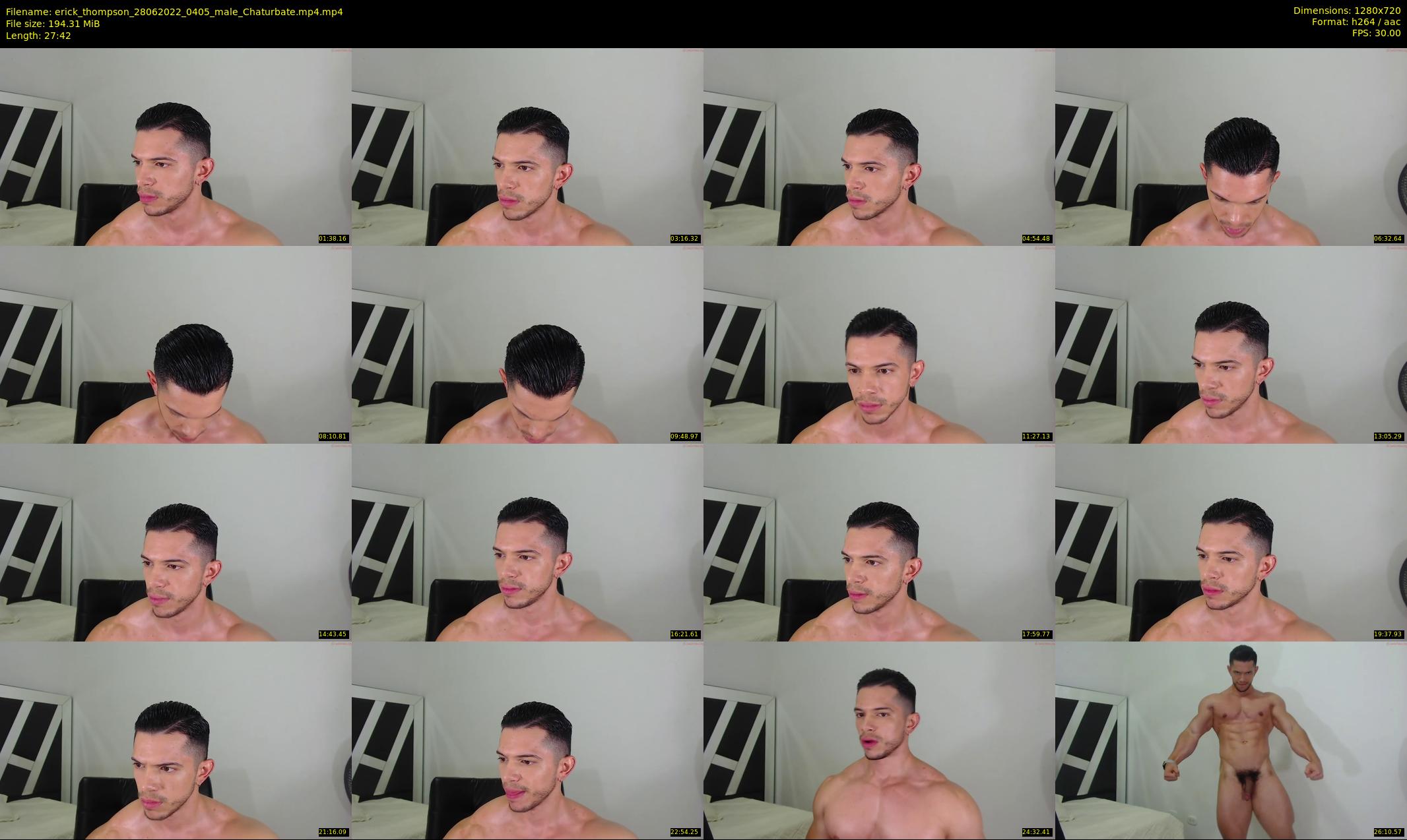 erick_thompson — 28 minute Chaturbate male cam show recording, 720p, Jun 28, 2022