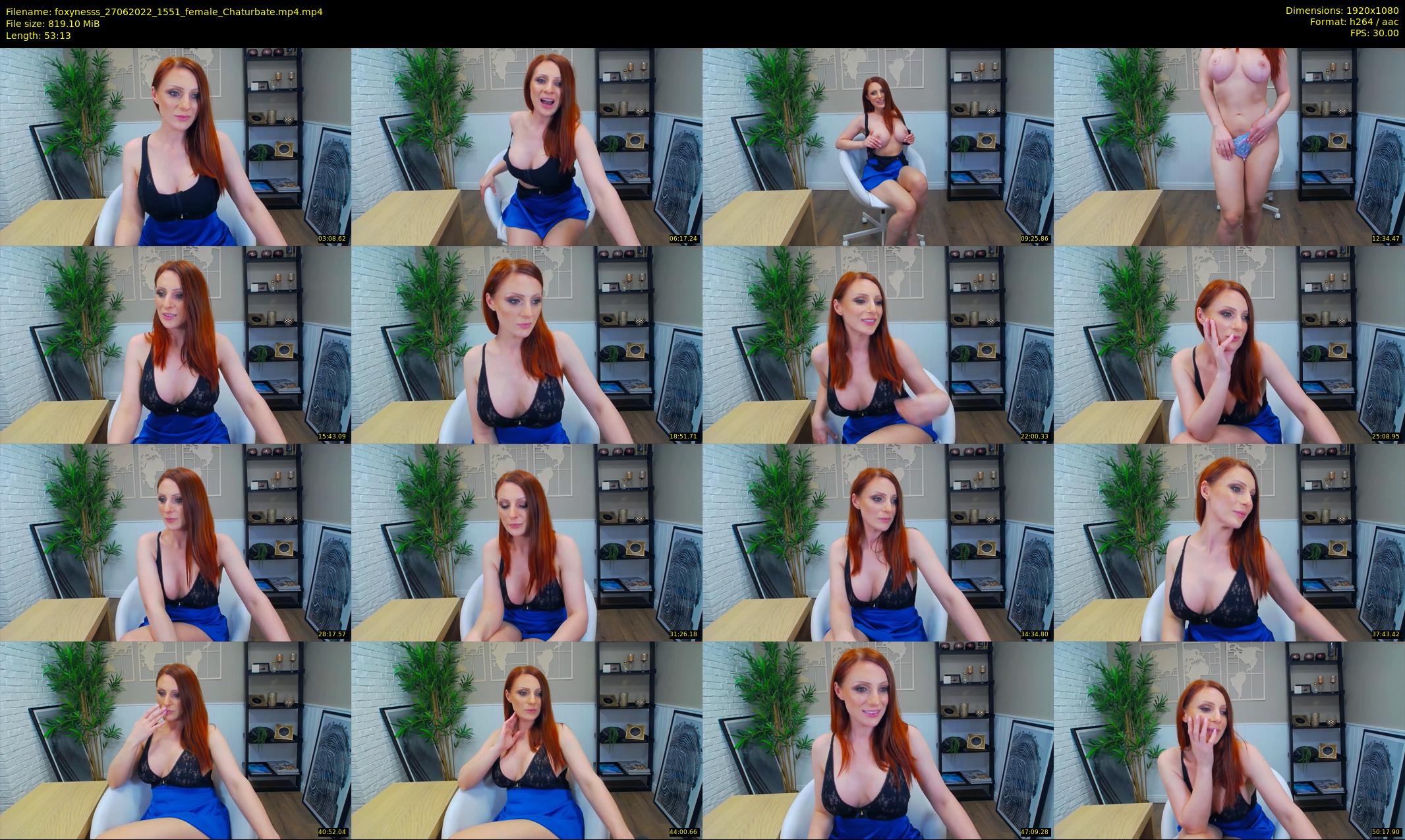 foxynesss — 54 minute Chaturbate female cam show recording, 1080p, Jun 27, 2022