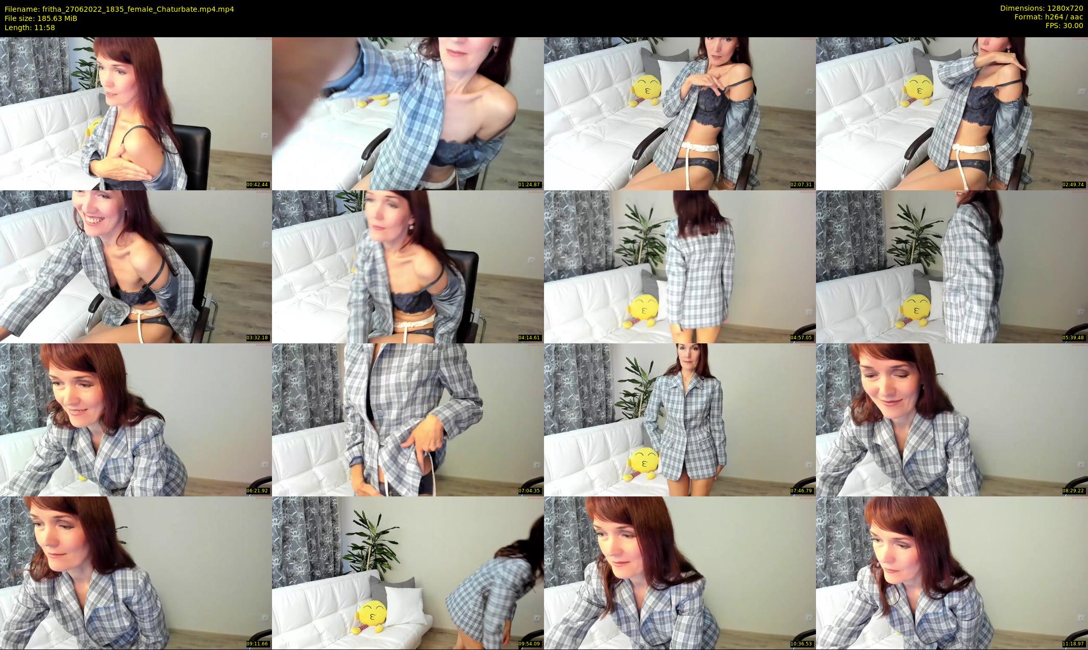 fritha — 12 minute Chaturbate female cam show recording, 720p, Jun 27, 2022