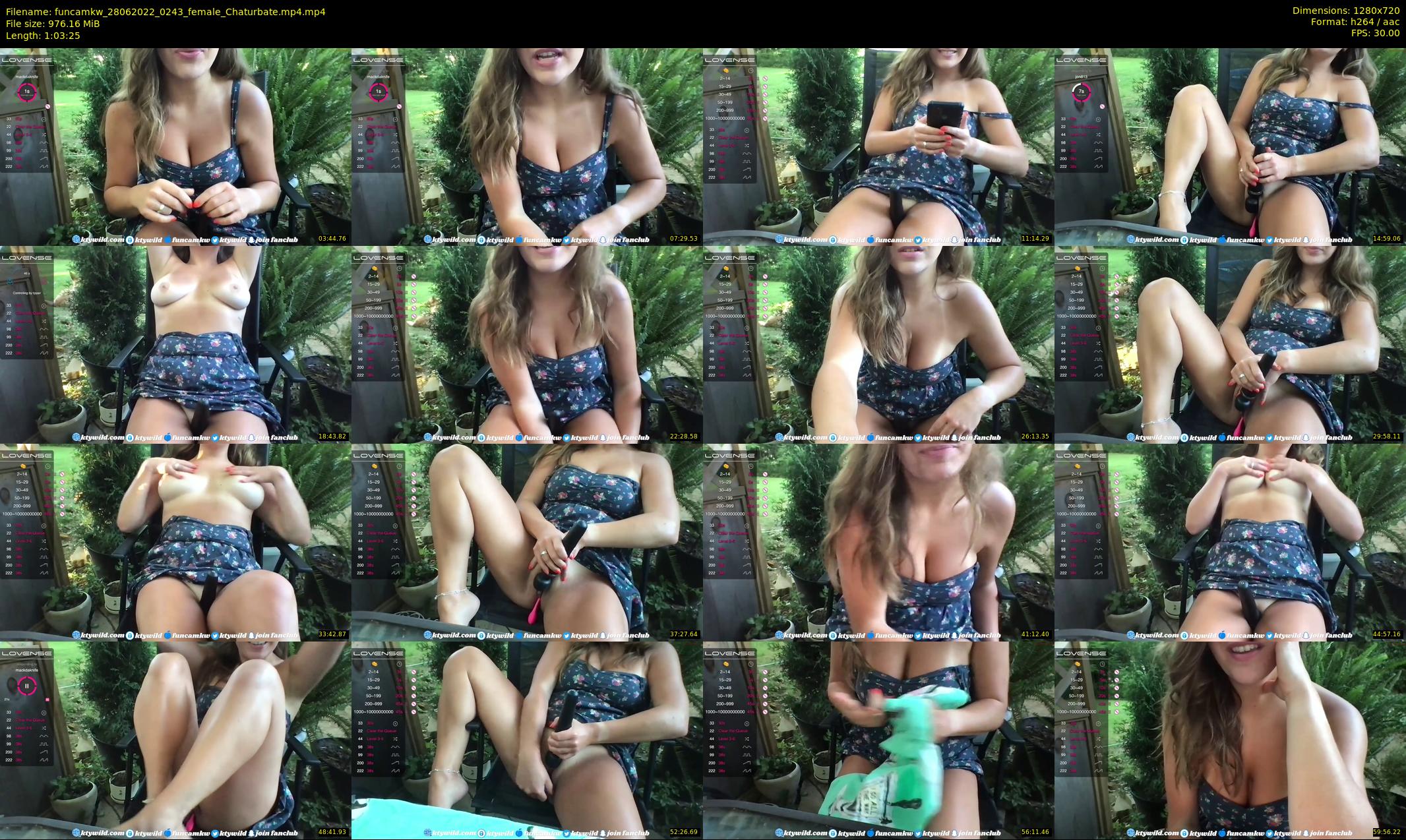 funcamkw — 64 minute Chaturbate female cam show recording, 720p, Jun 28, 2022