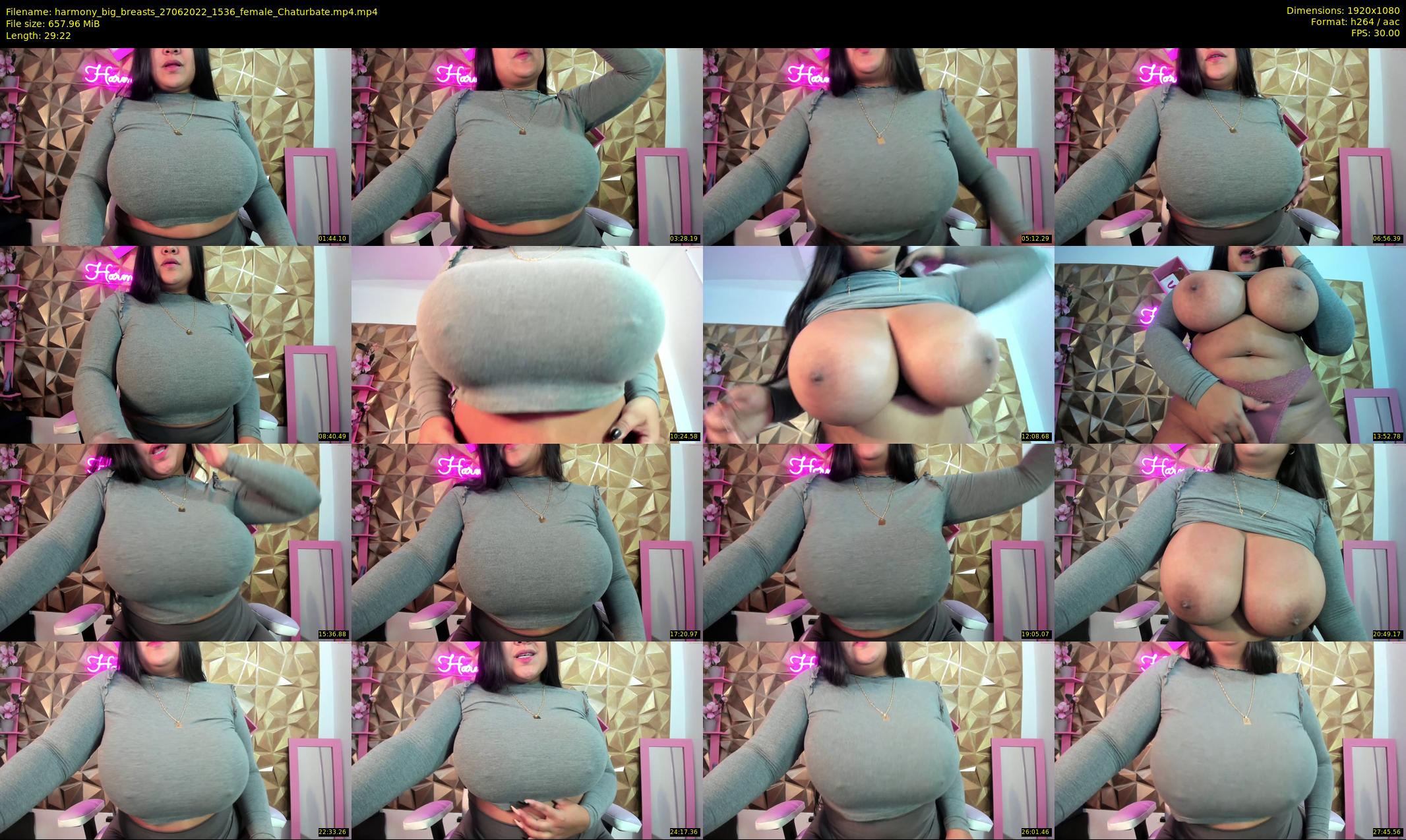 harmony_big_breasts — 30 minute Chaturbate female cam show recording, 1080p, Jun 27, 2022