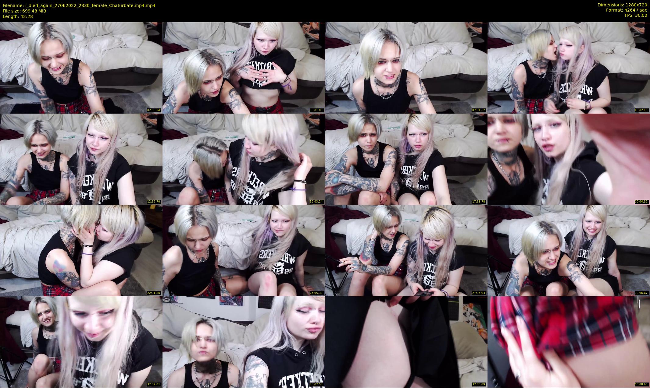 i_died_again — 43 minute Chaturbate female cam show recording, 720p, Jun 27, 2022