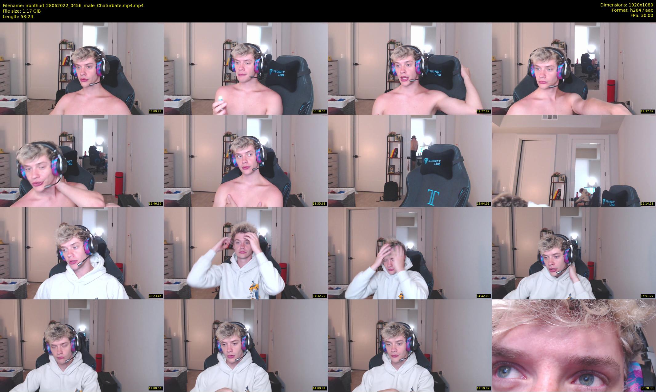 ironthud — 54 minute Chaturbate male cam show recording, 1080p, Jun 28, 2022