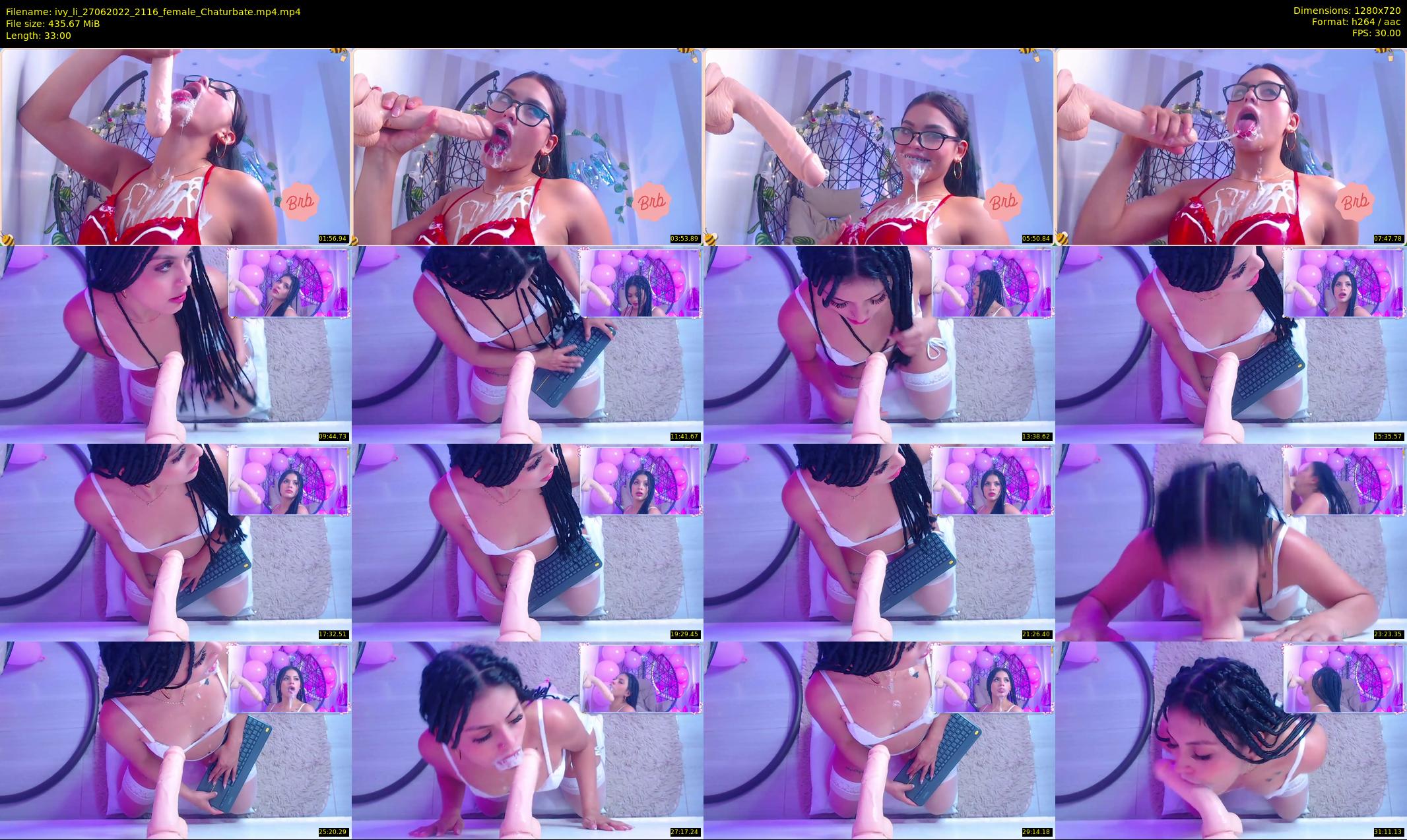 ivy_li — 33 minute Chaturbate female cam show recording, 720p, Jun 27, 2022