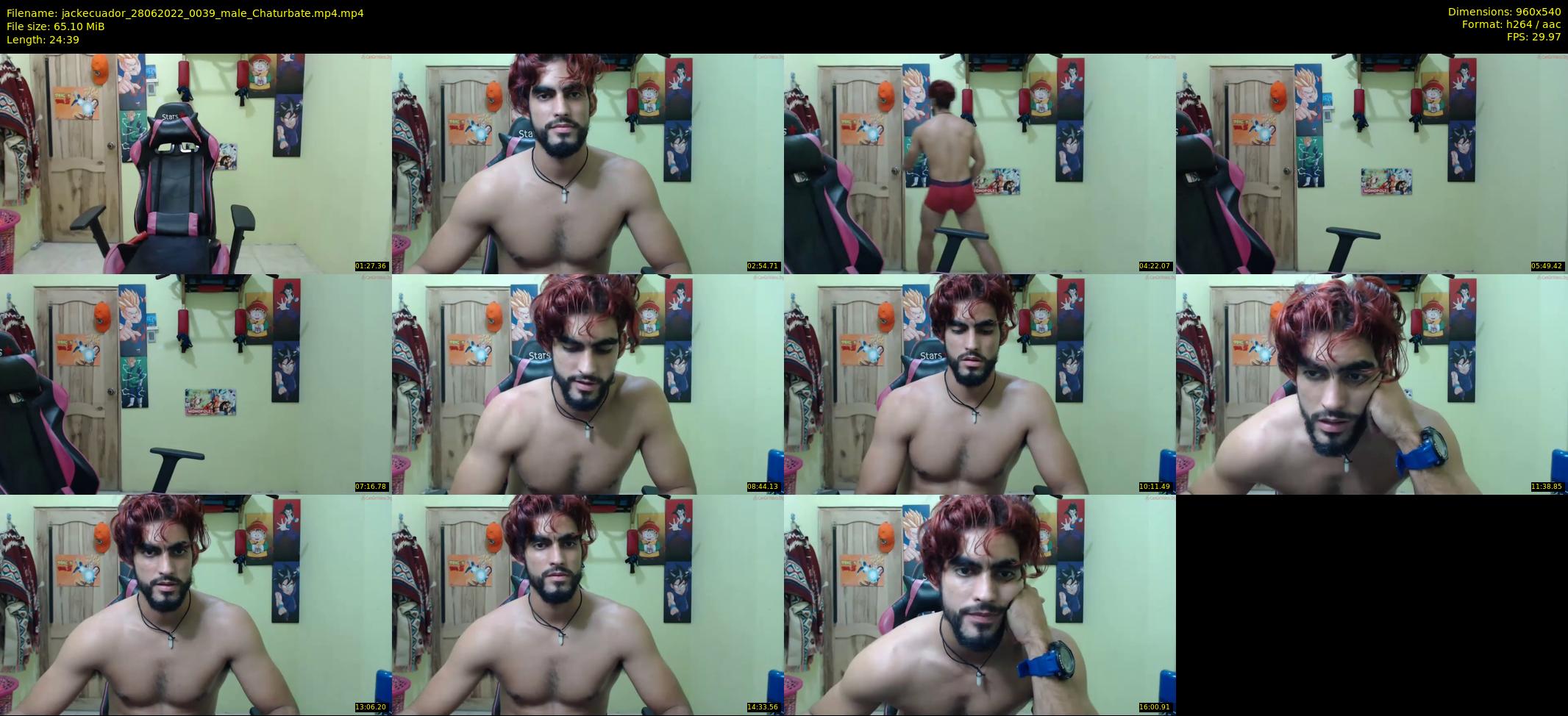 jackecuador — 25 minute Chaturbate male cam show recording, 480p, Jun 28, 2022