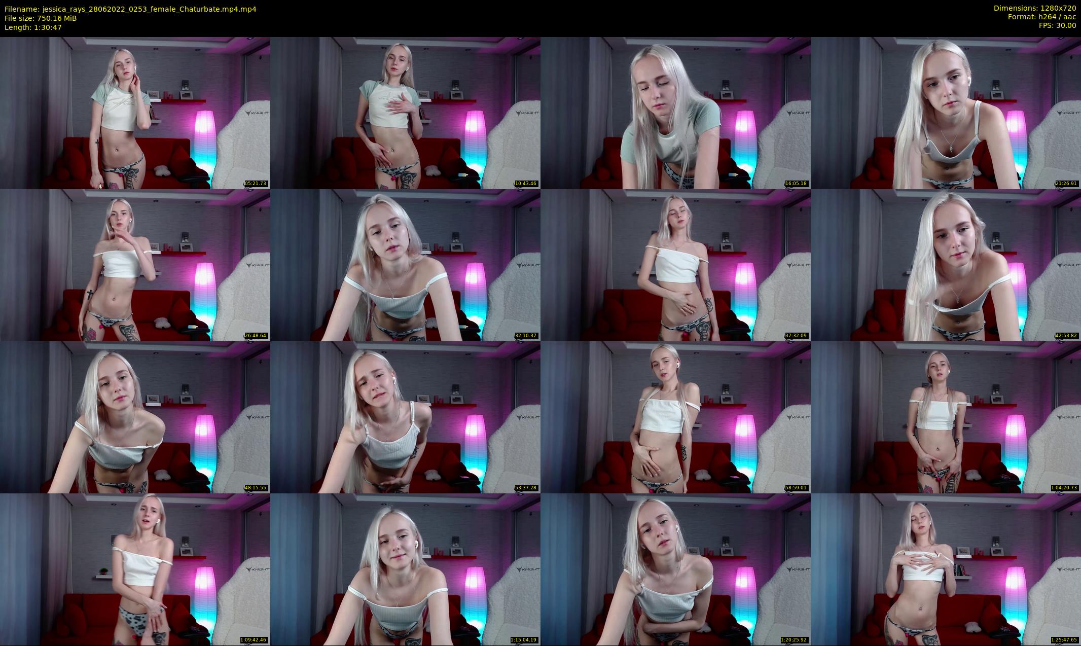 jessica_rays — 91 minute Chaturbate couple cam show recording, 720p, Jun 28, 2022