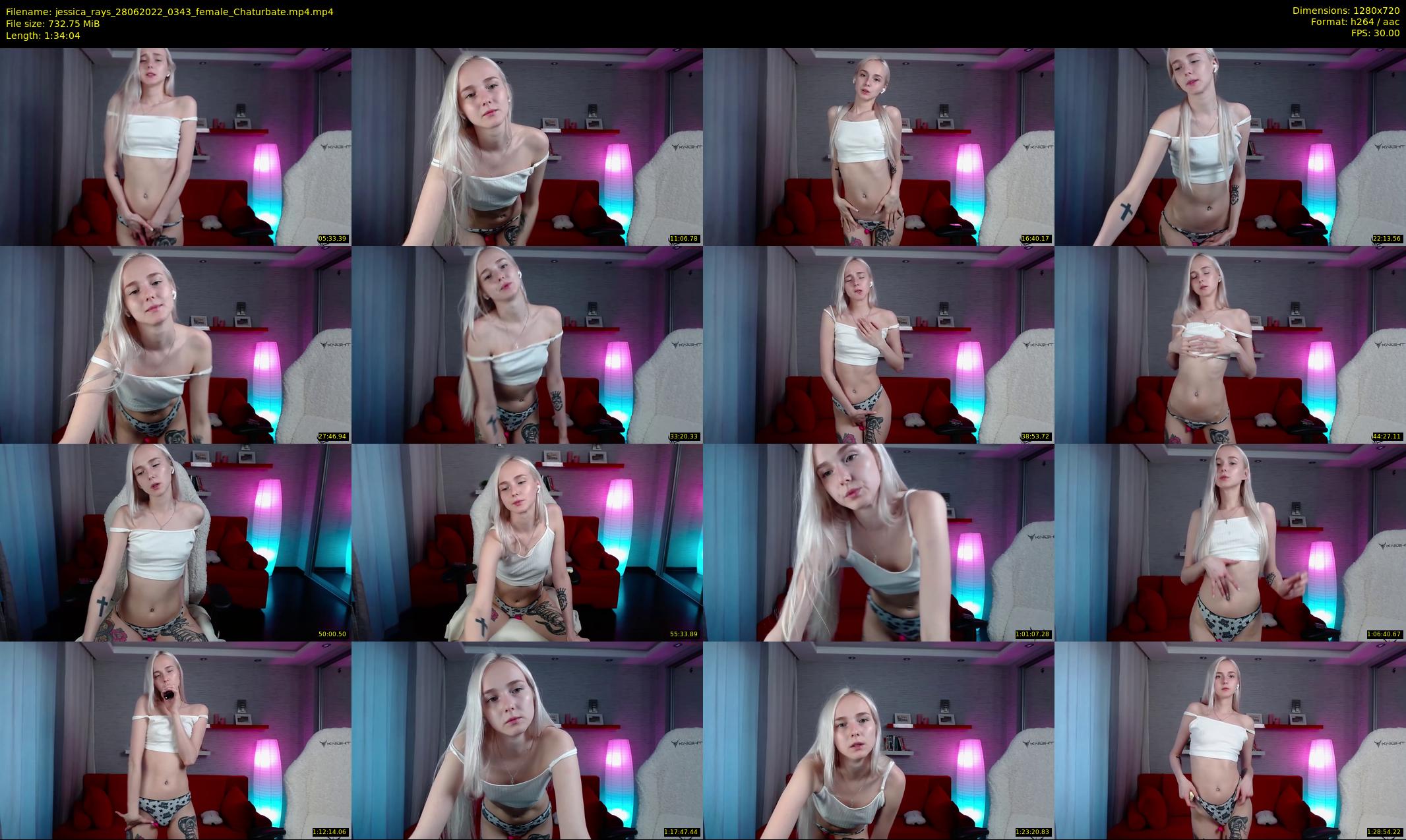 jessica_rays — 95 minute Chaturbate couple cam show recording, 720p, Jun 28, 2022