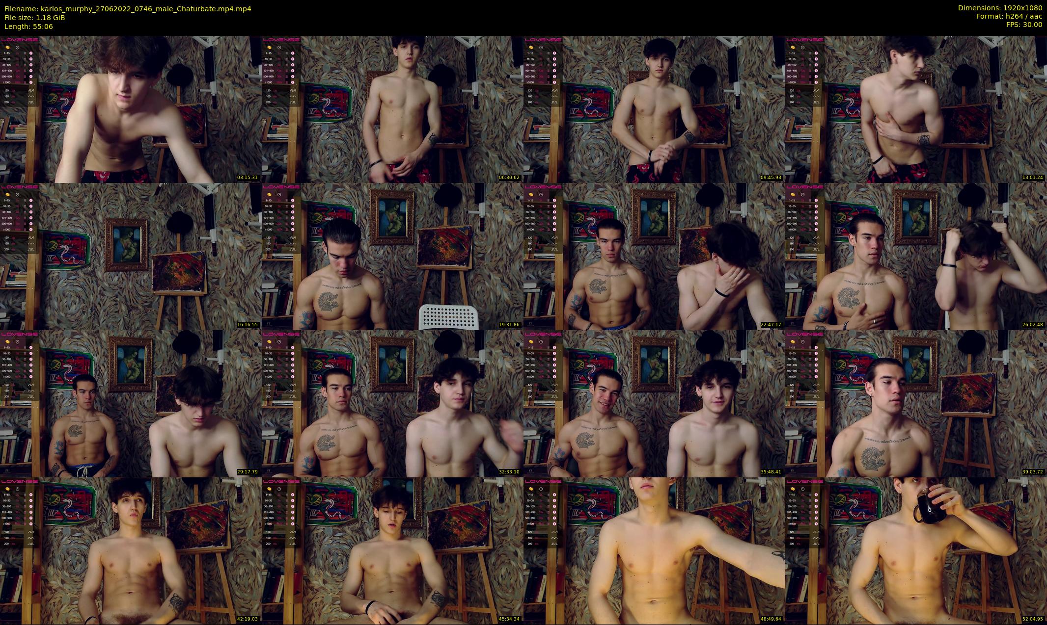 karlos_murphy — 56 minute Chaturbate male cam show recording, 1080p, Jun 27, 2022
