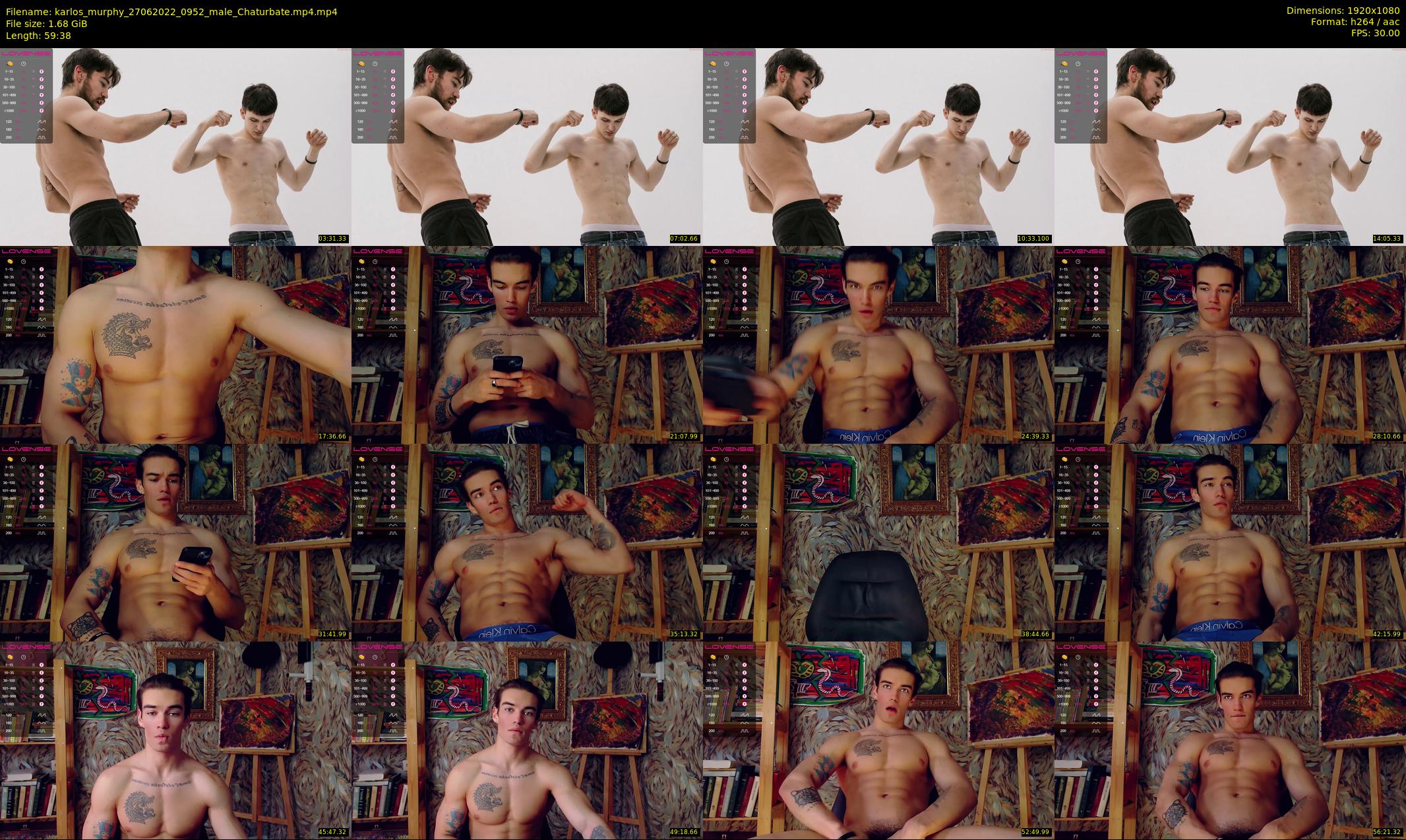karlos_murphy — 60 minute Chaturbate male cam show recording, 1080p, Jun 27, 2022