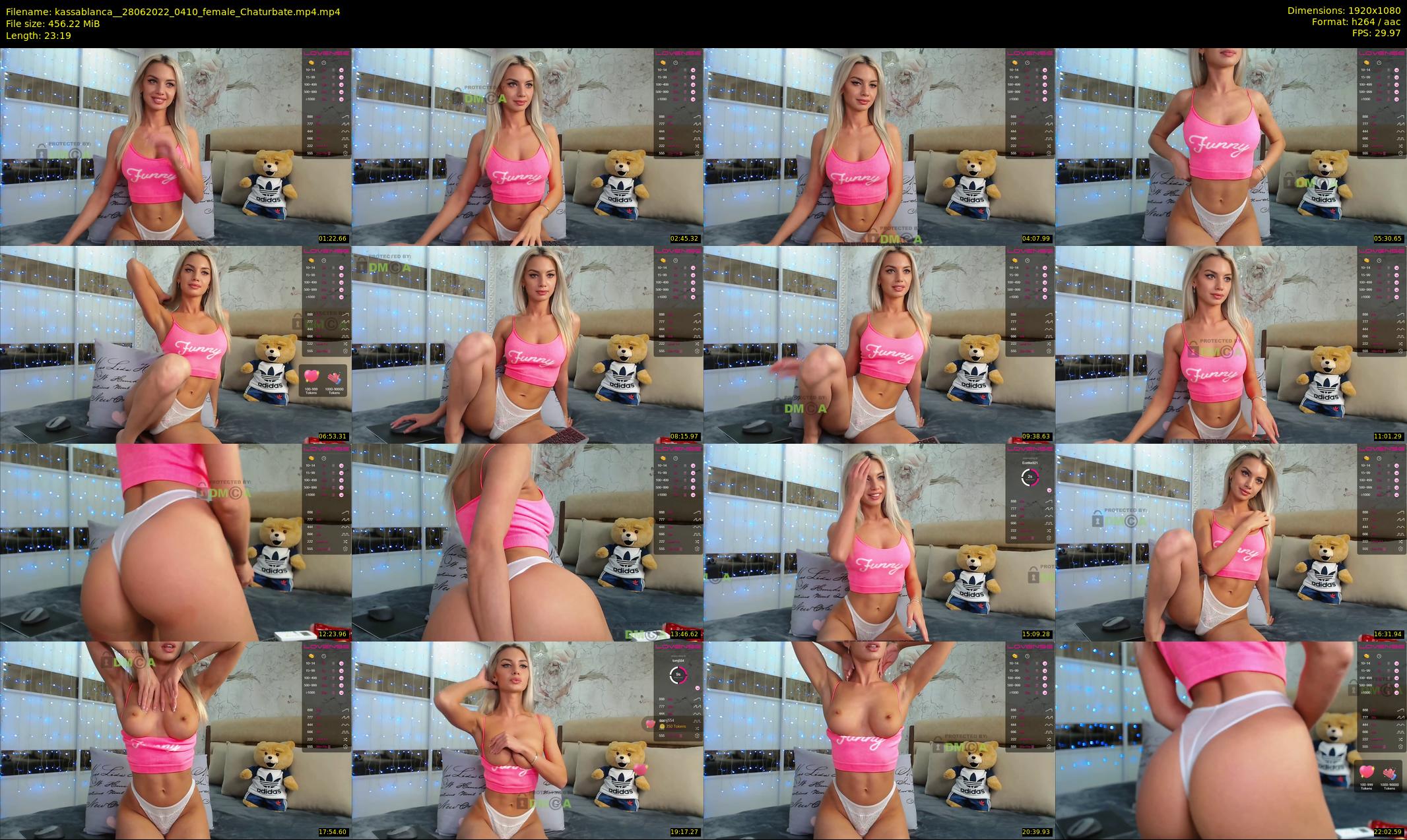 kassablanca_ — 24 minute Chaturbate female cam show recording, 1080p, Jun 28, 2022