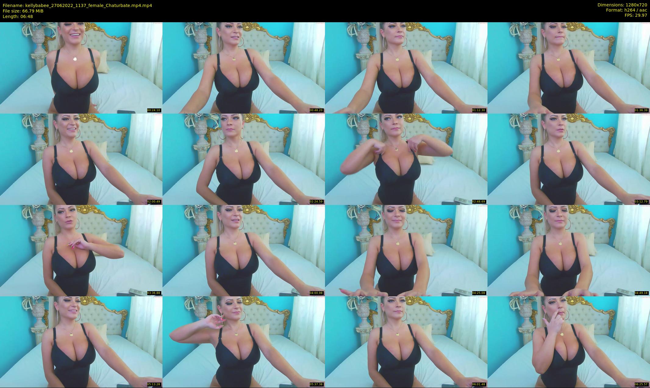kellybabee — 7 minute Chaturbate female cam show recording, 720p, Jun 27, 2022
