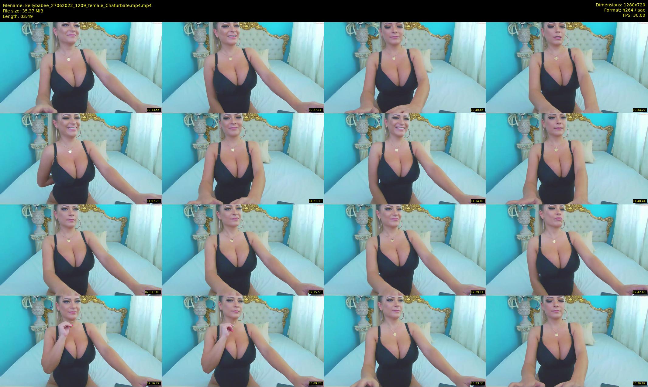 kellybabee — 4 minute Chaturbate female cam show recording, 720p, Jun 27, 2022