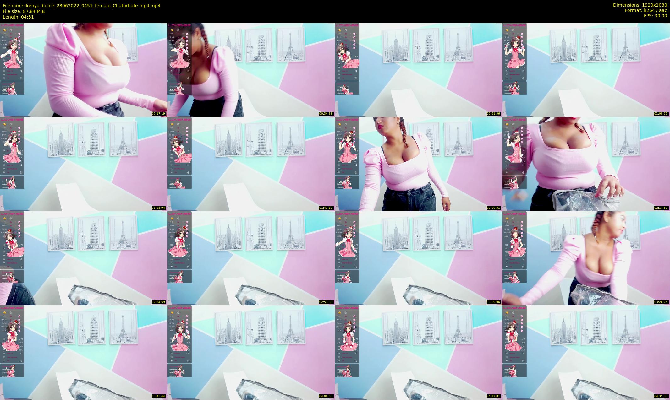kenya_buhle — 5 minute Chaturbate female cam show recording, 1080p, Jun 28, 2022