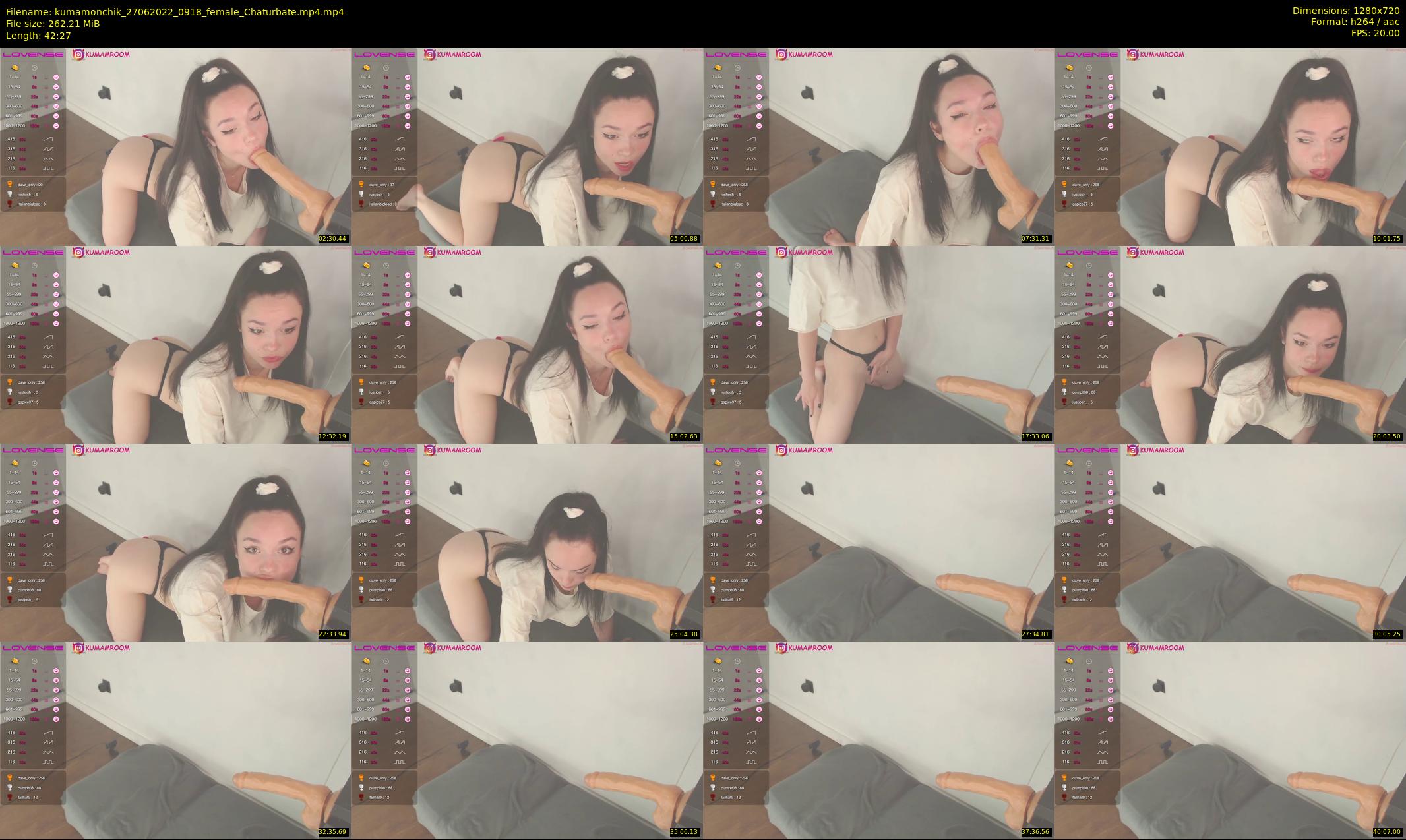 kumamonchik — 43 minute Chaturbate couple cam show recording, 720p, Jun 27, 2022