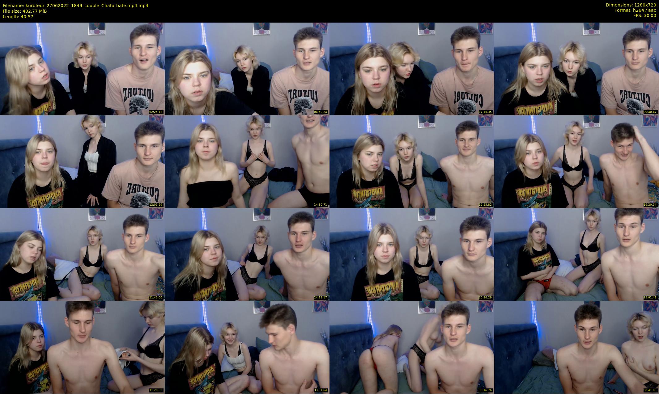 kuroteur — 41 minute Chaturbate couple cam show recording, 720p, Jun 27, 2022