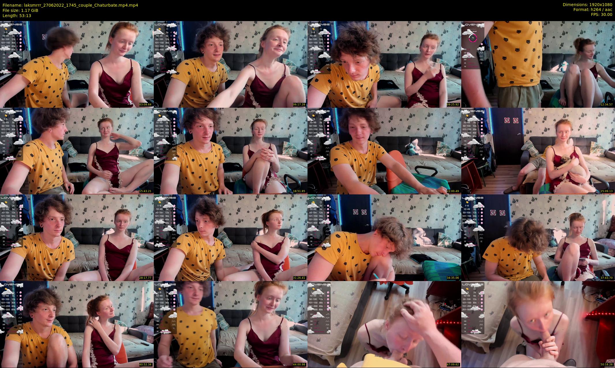 laksmrrr — 54 minute Chaturbate couple cam show recording, 1080p, Jun 27, 2022