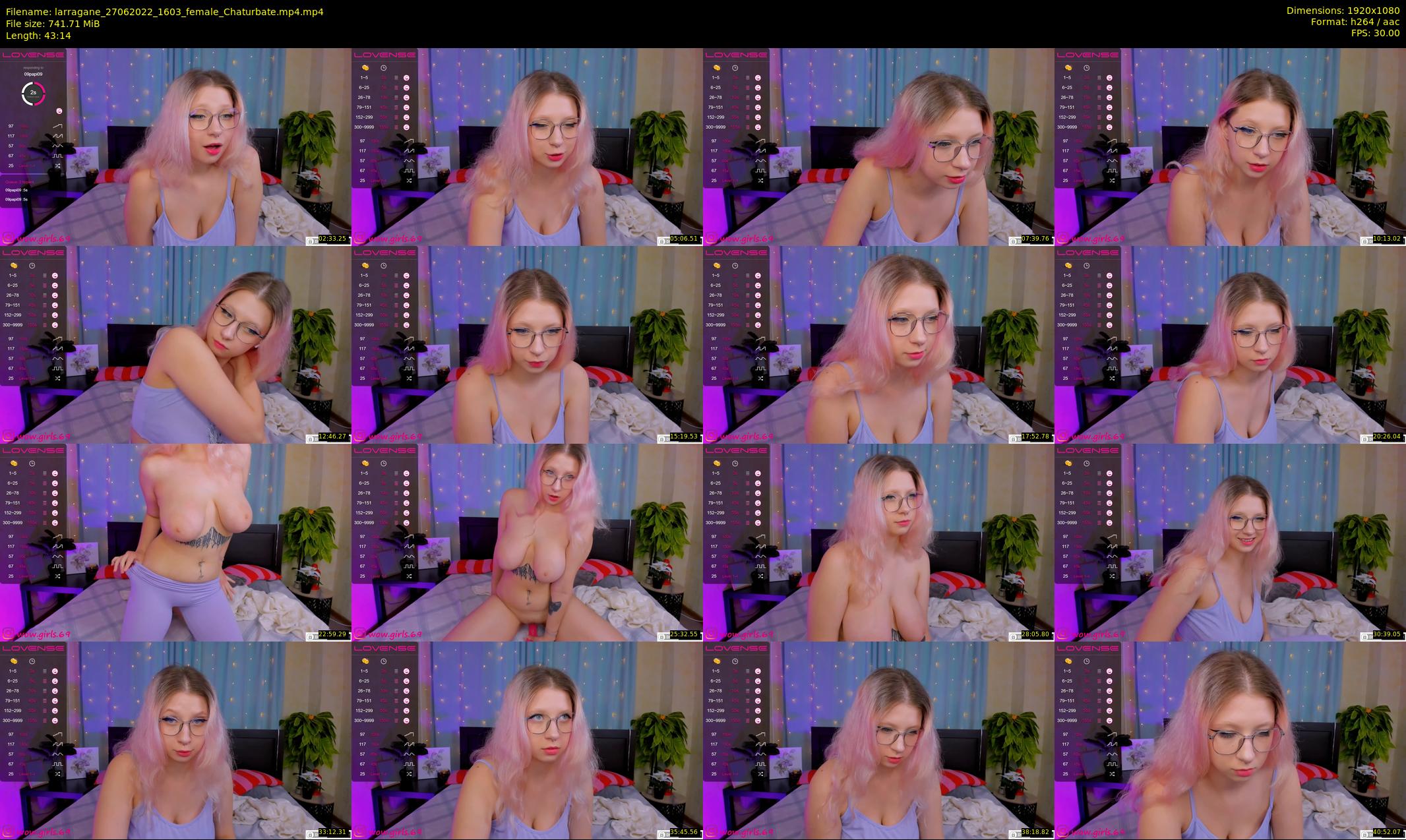 larragane — 44 minute Chaturbate couple cam show recording, 1080p, Jun 27, 2022