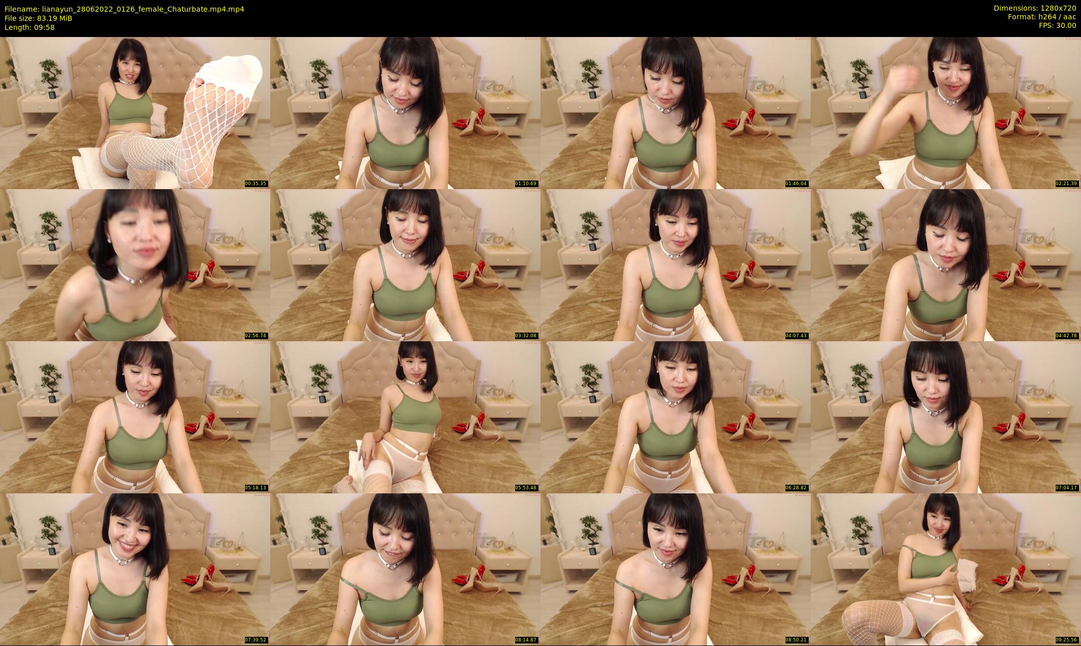 lianayun — 10 minute Chaturbate female cam show recording, 720p, Jun 28, 2022