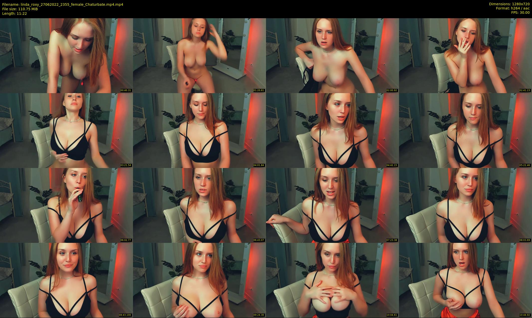 linda_roxy — 12 minute Chaturbate female cam show recording, 720p, Jun 27, 2022